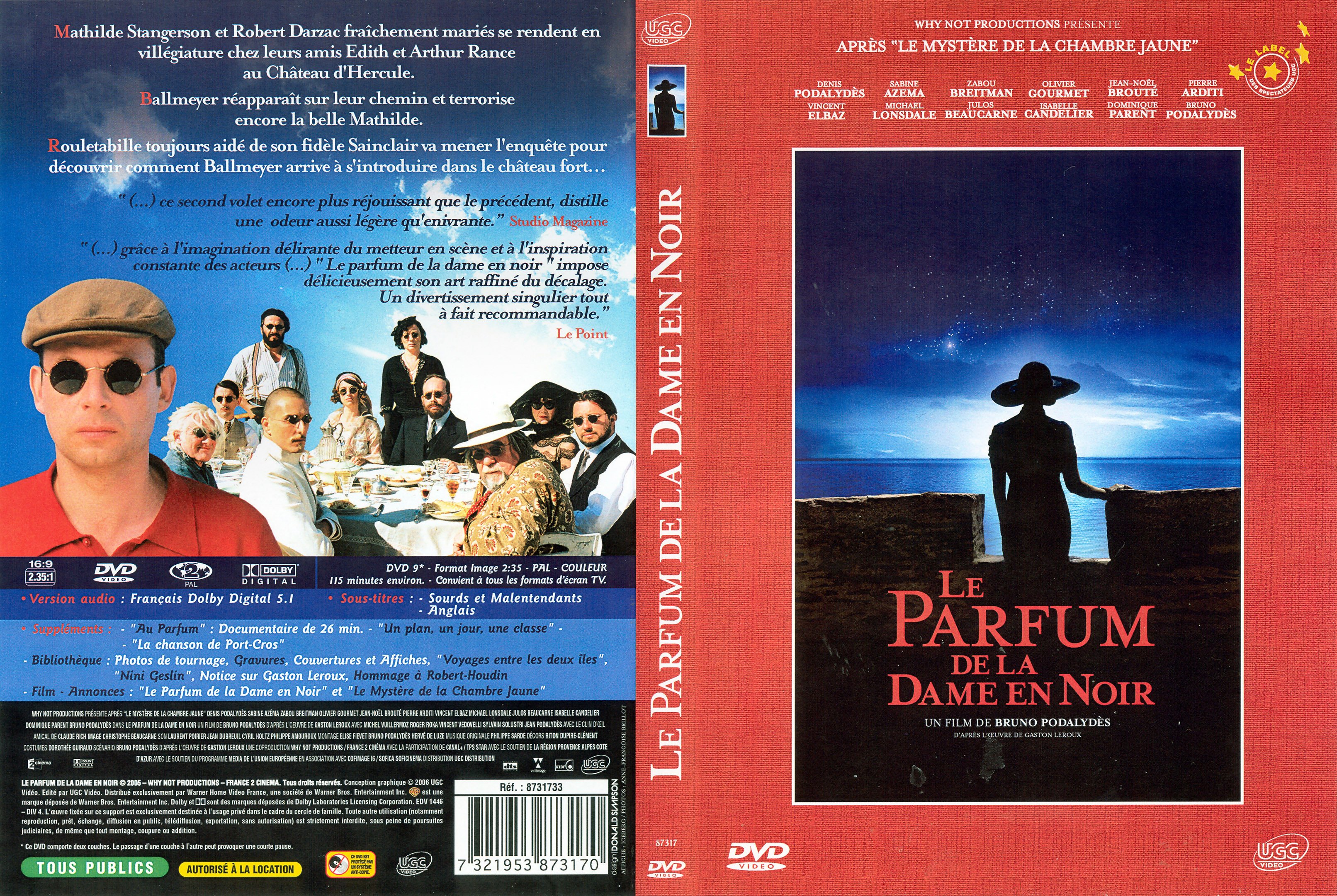 Jaquette DVD Le parfum de la dame en noir