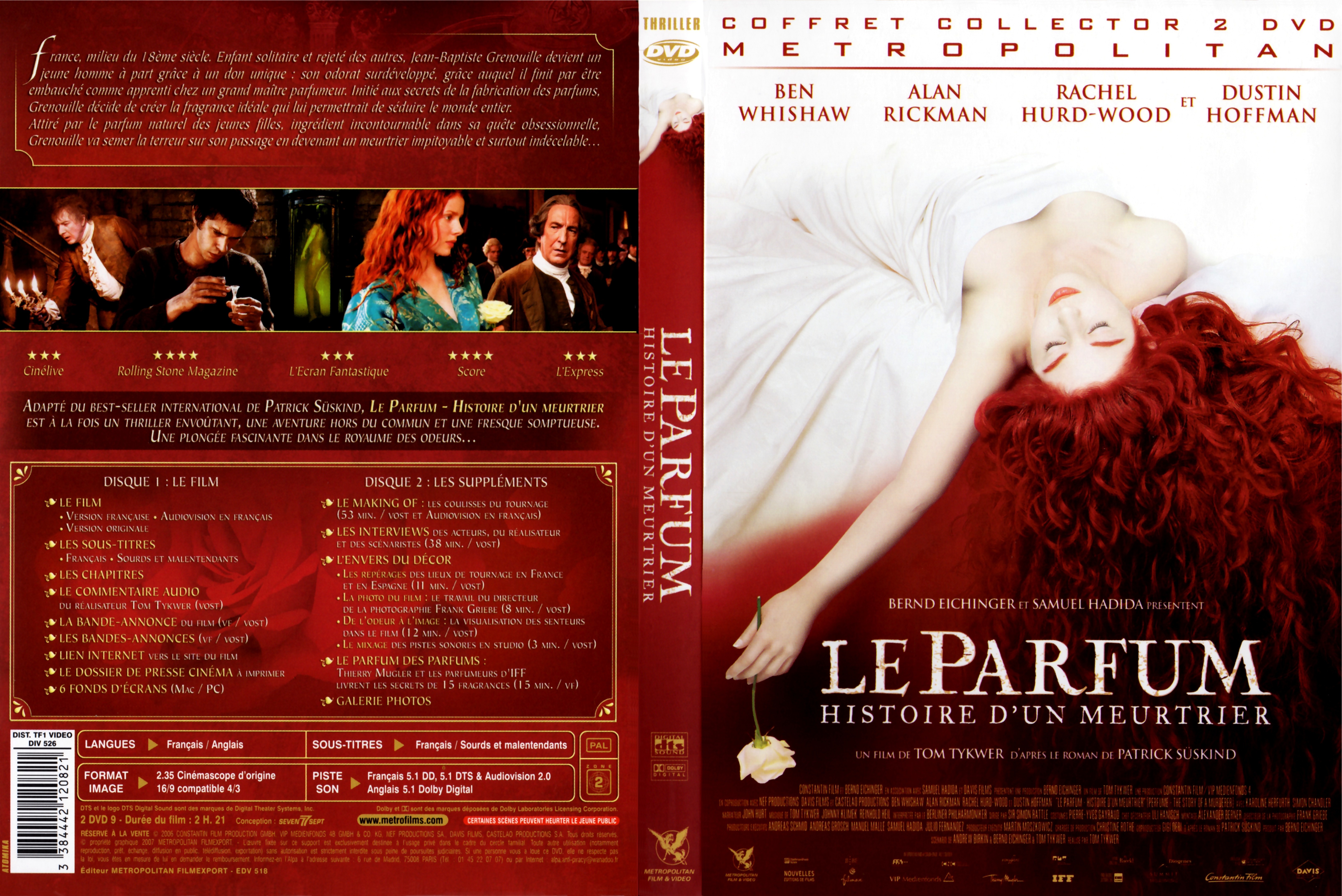 Jaquette DVD Le parfum v2