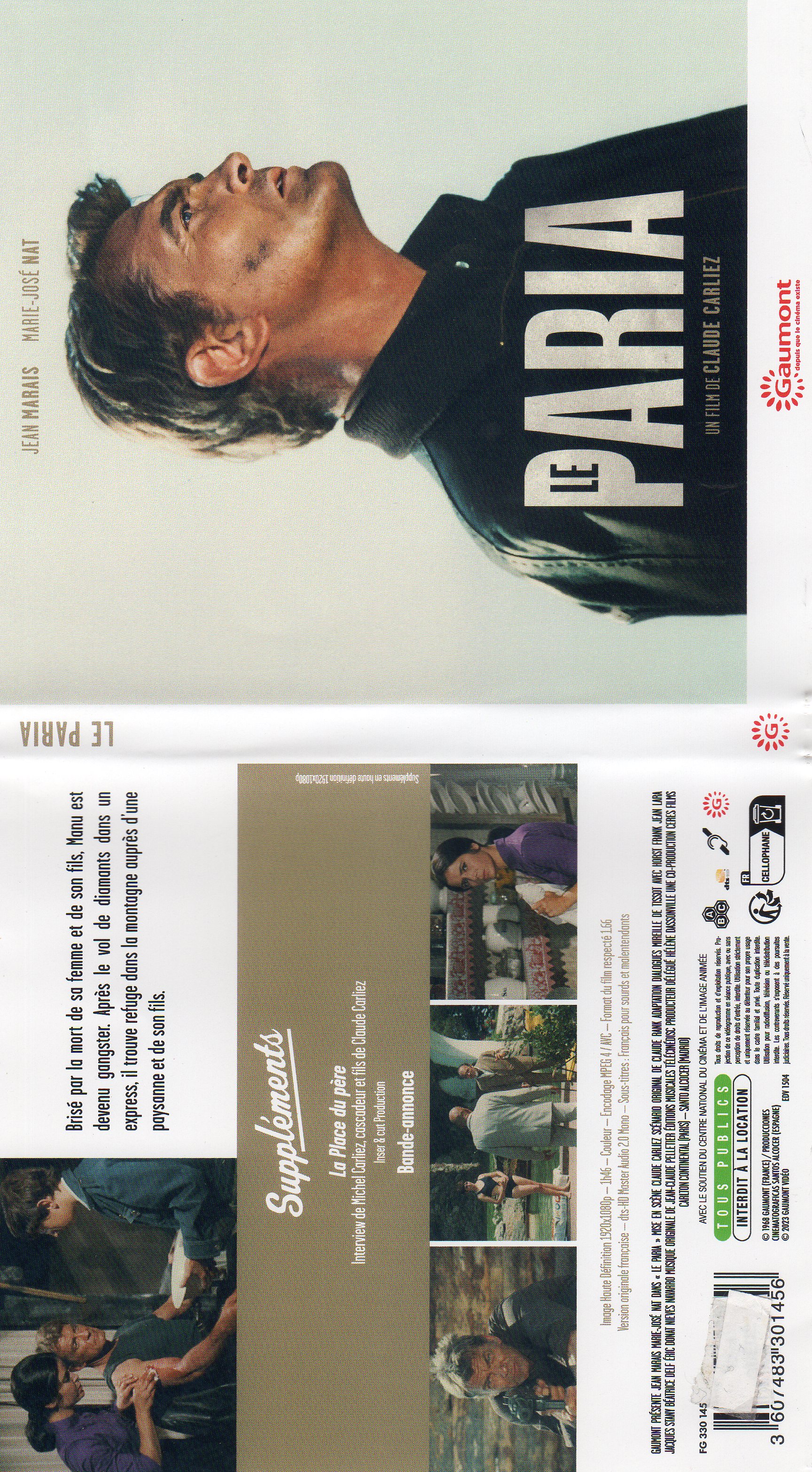 Jaquette DVD Le paria (BLU-RAY)
