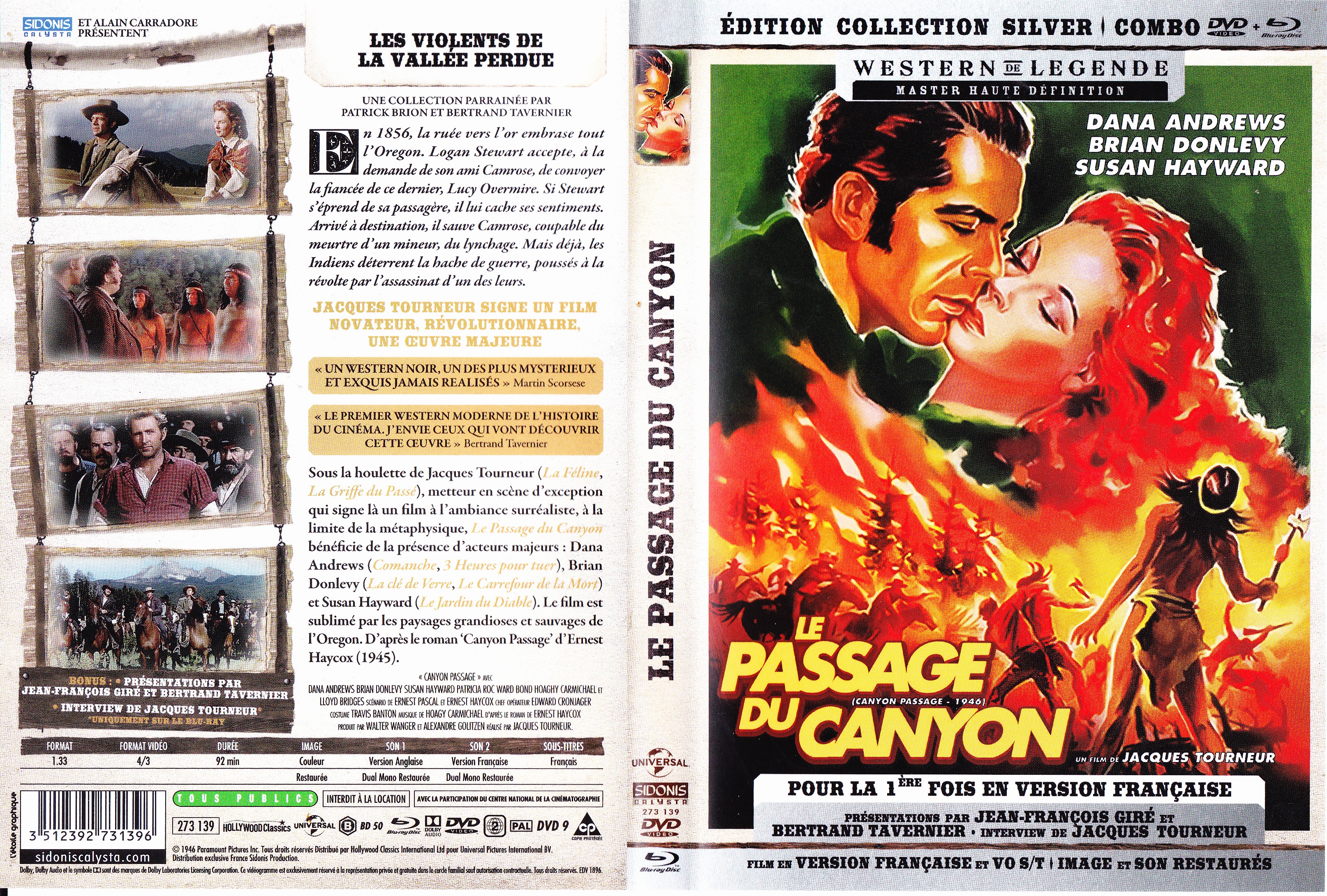 Jaquette DVD Le passage du canyon (BLU-RAY)