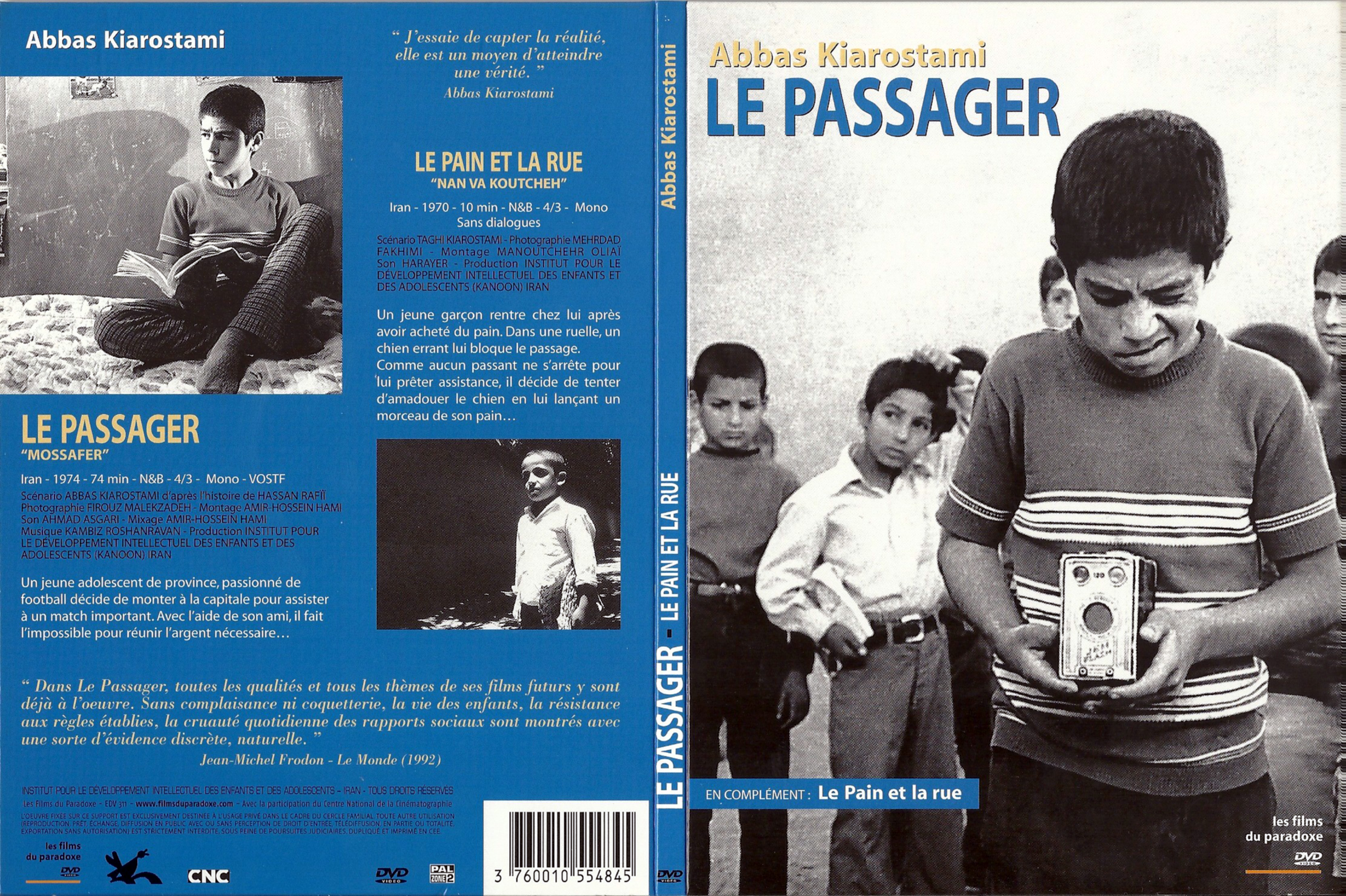 Jaquette DVD Le passager (1974)
