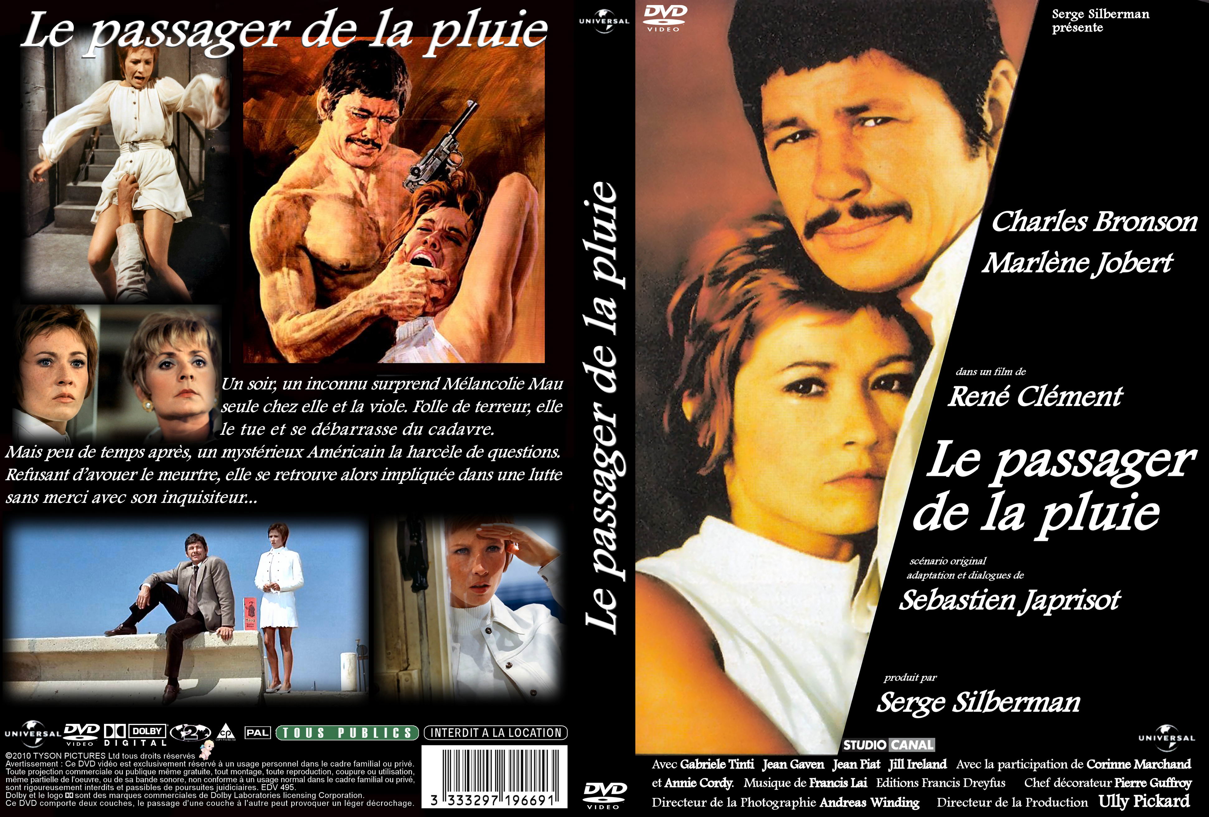 Jaquette DVD Le passager de la pluie custom