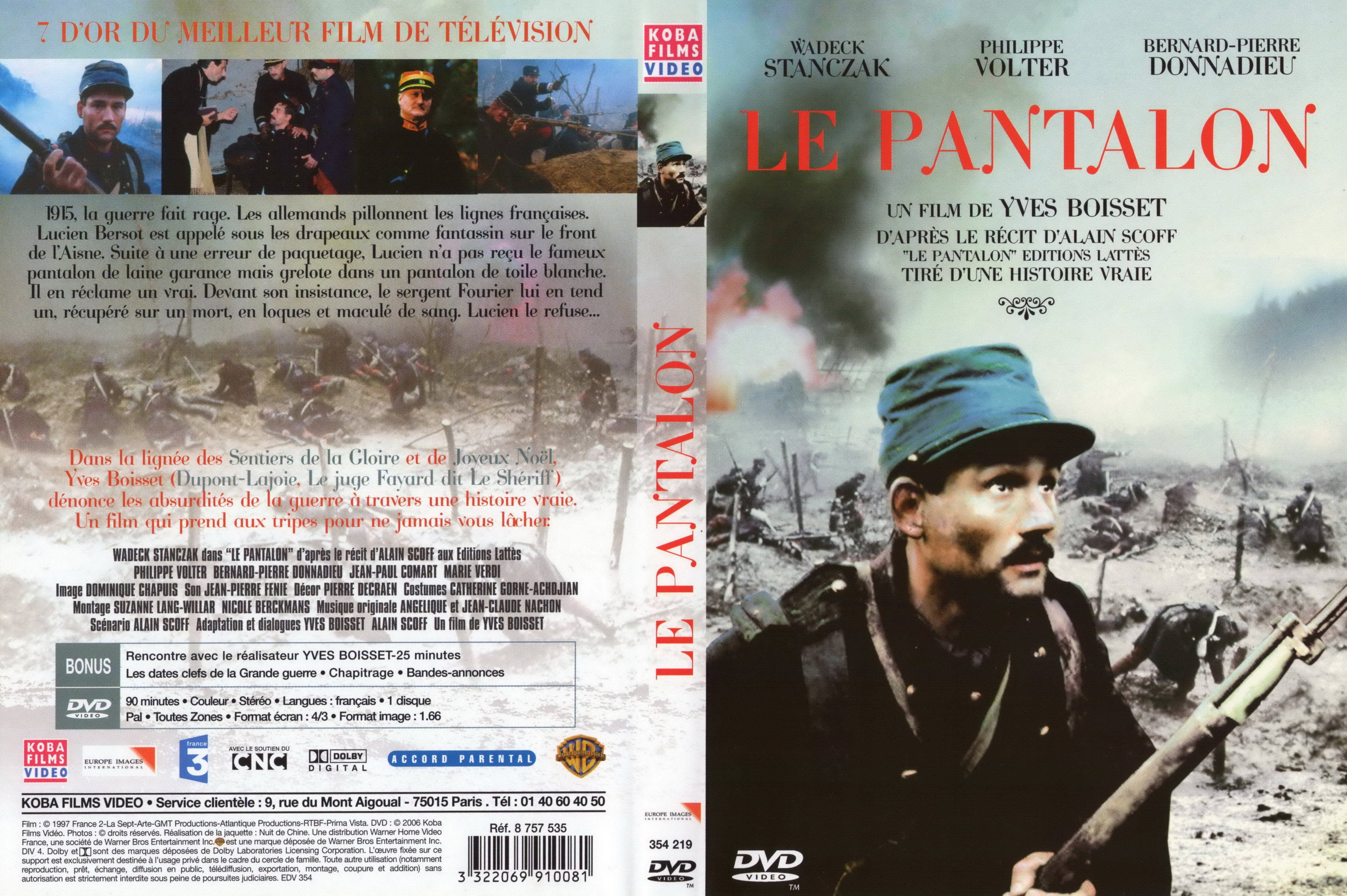 Jaquette DVD Le patalon