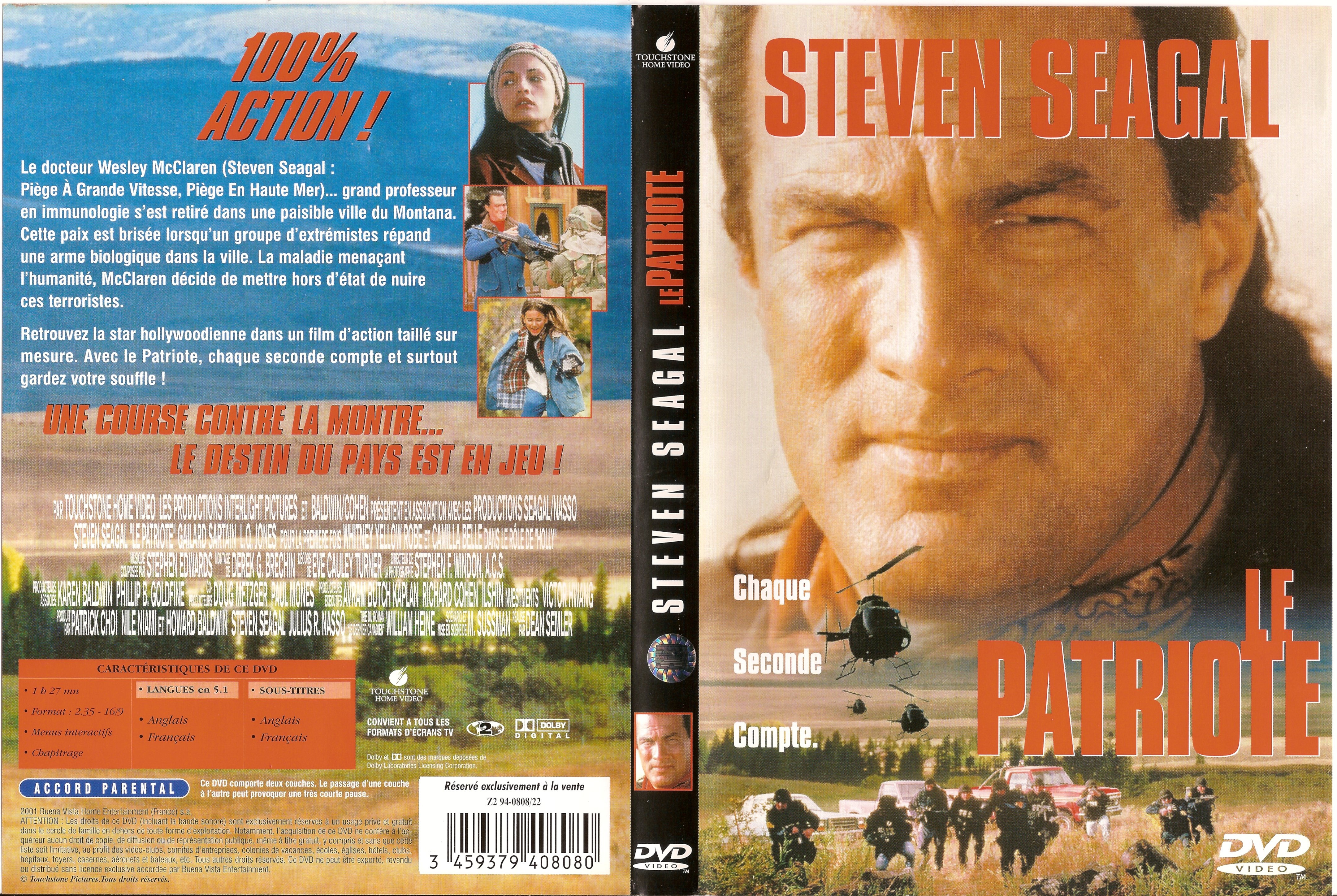 Jaquette DVD Le patriote
