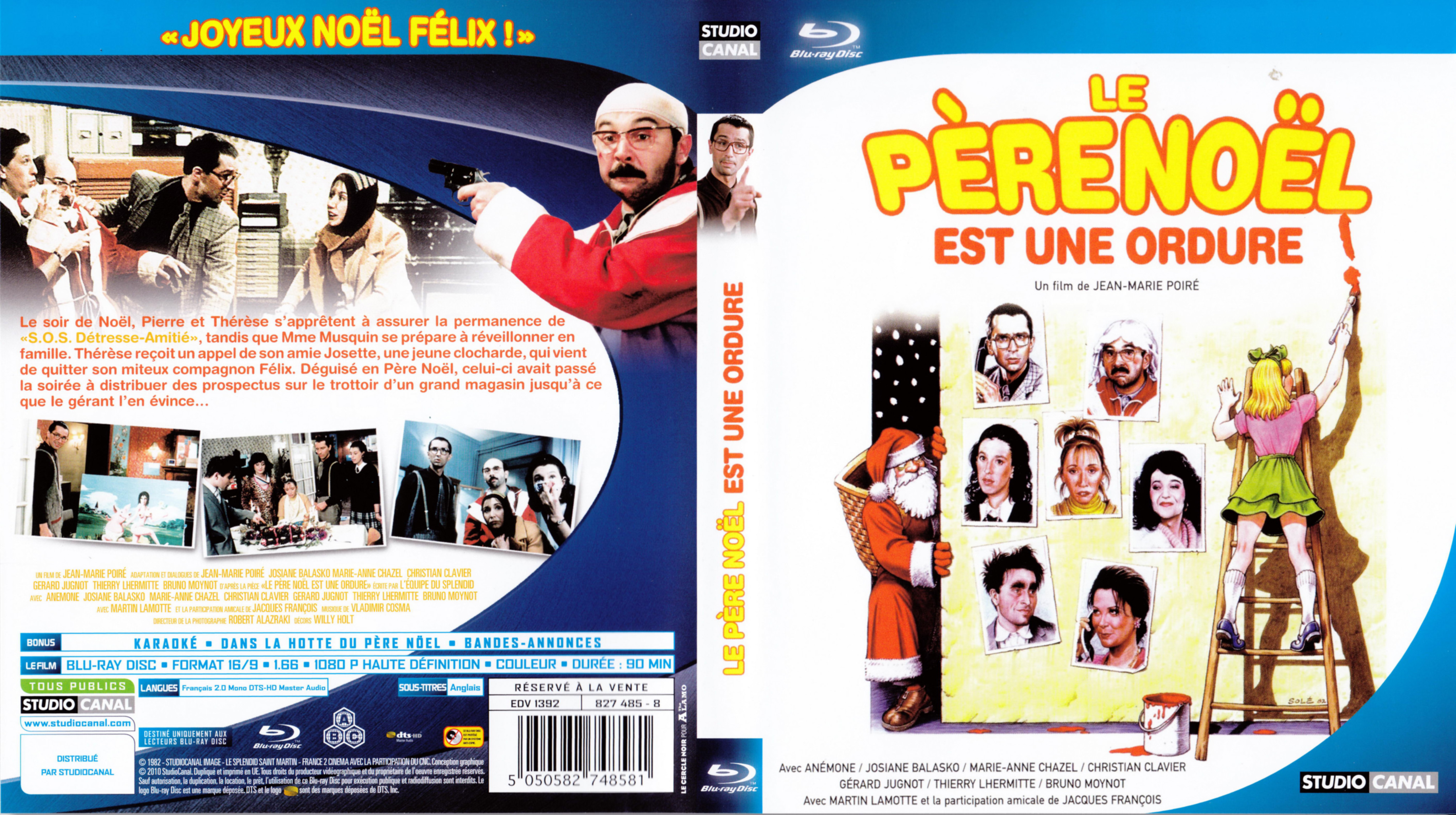 Jaquette DVD Le pere Noel est une ordure (BLU-RAY)