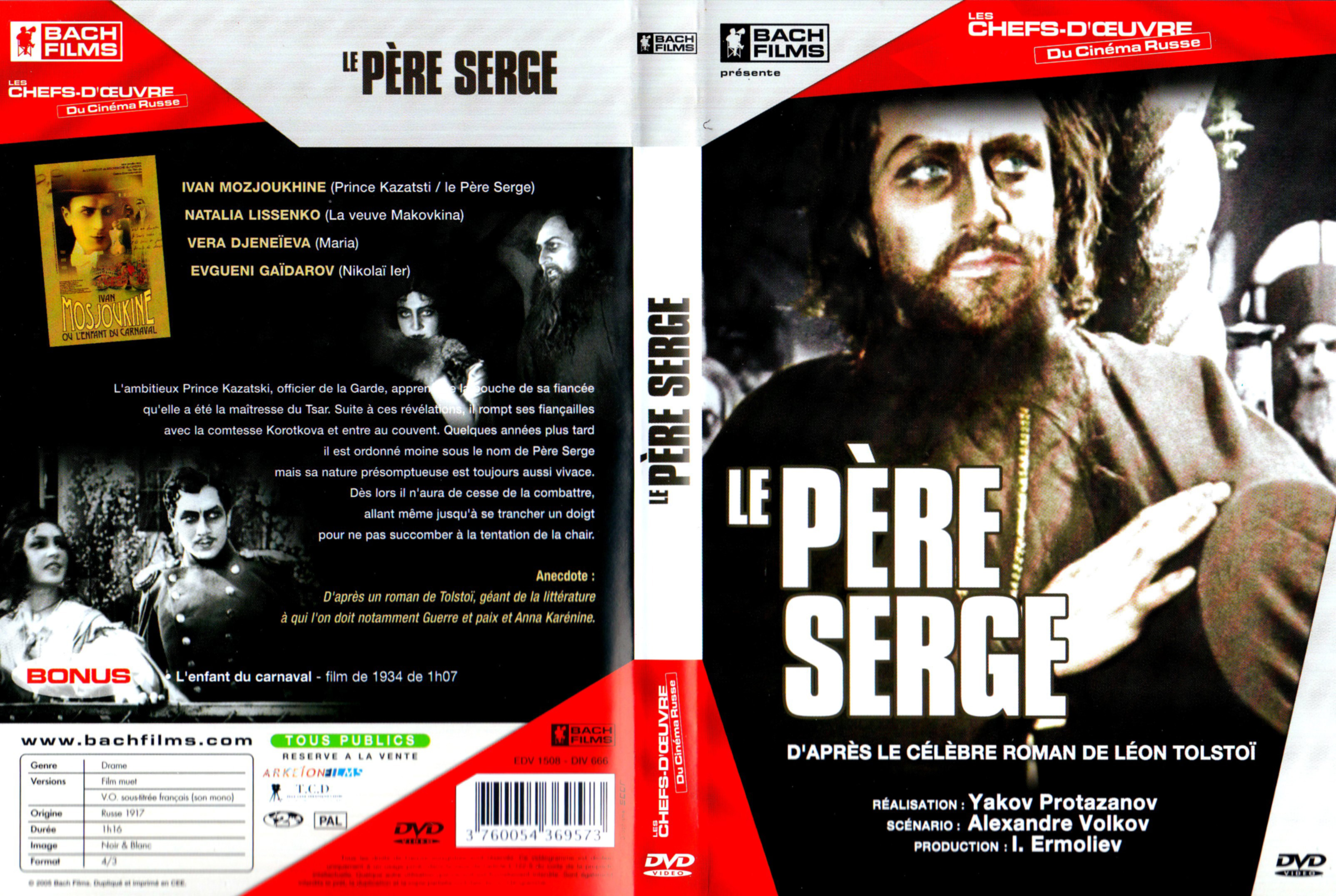 Jaquette DVD Le pre Serge