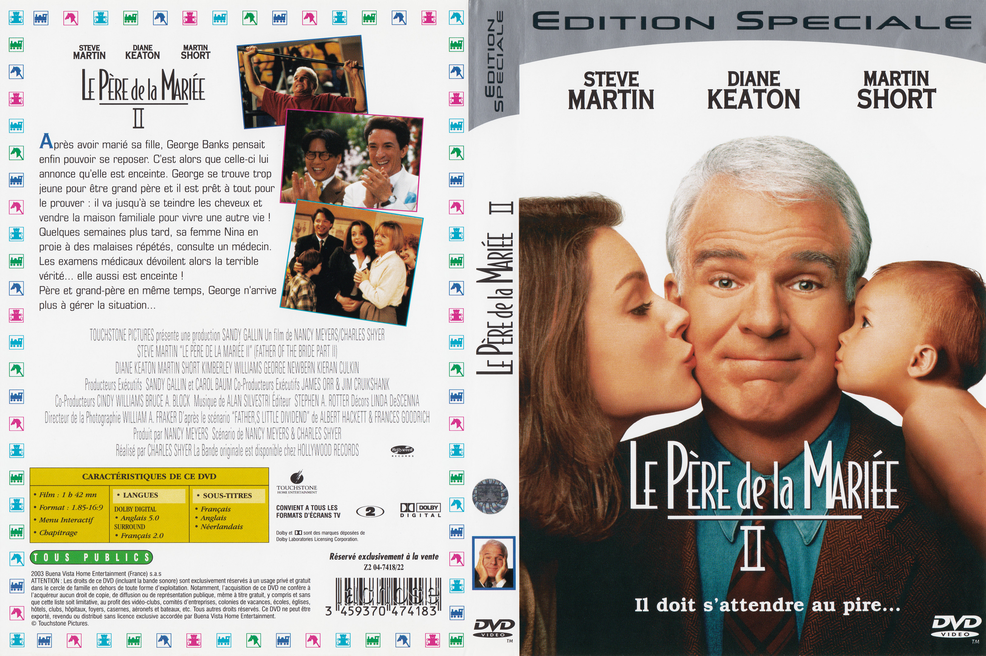 Jaquette DVD Le pre de la marie 2