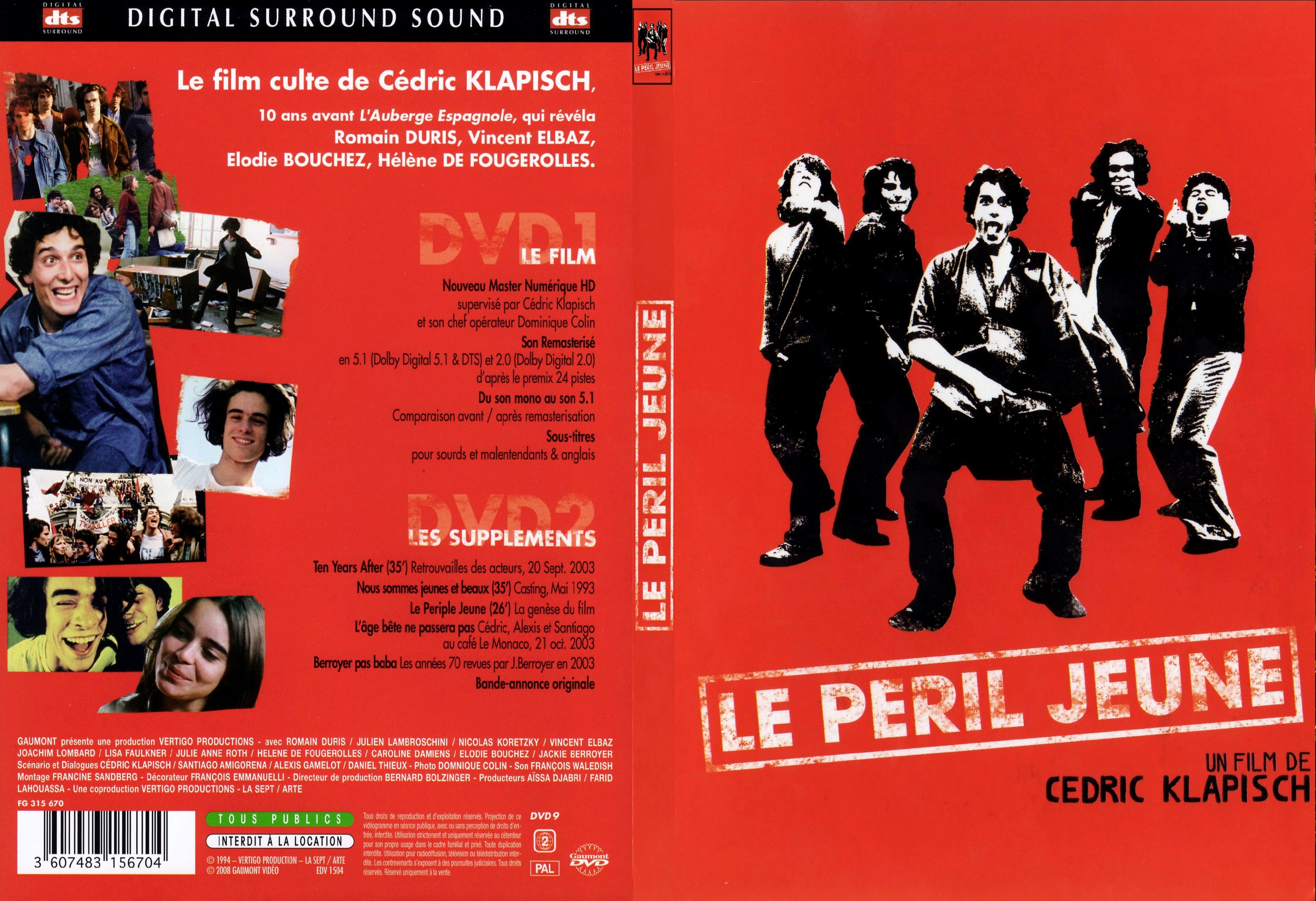 Jaquette DVD Le peril jeune - SLIM