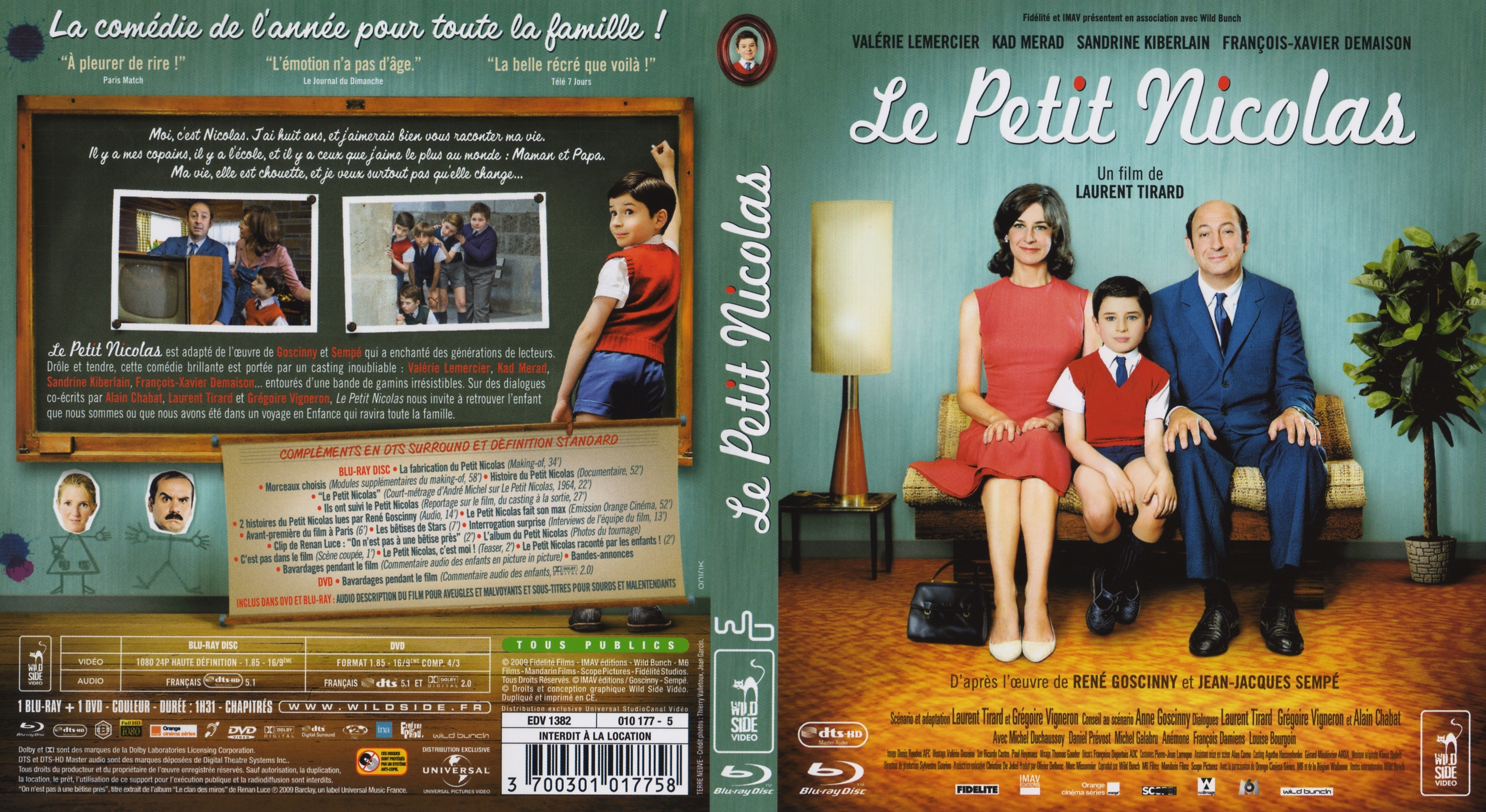 Jaquette DVD Le petit Nicolas (BLU-RAY)