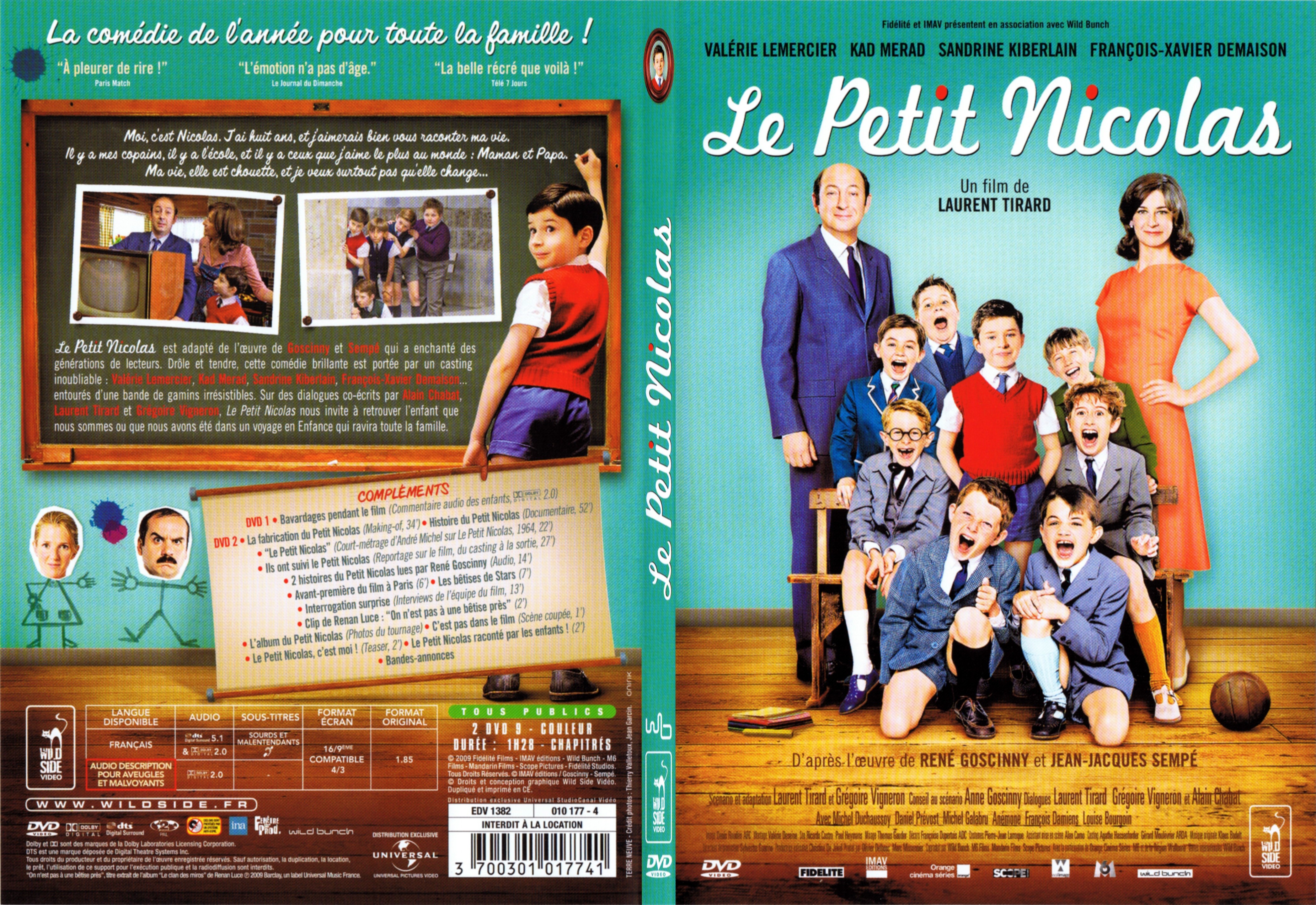 Jaquette DVD Le petit Nicolas - SLIM