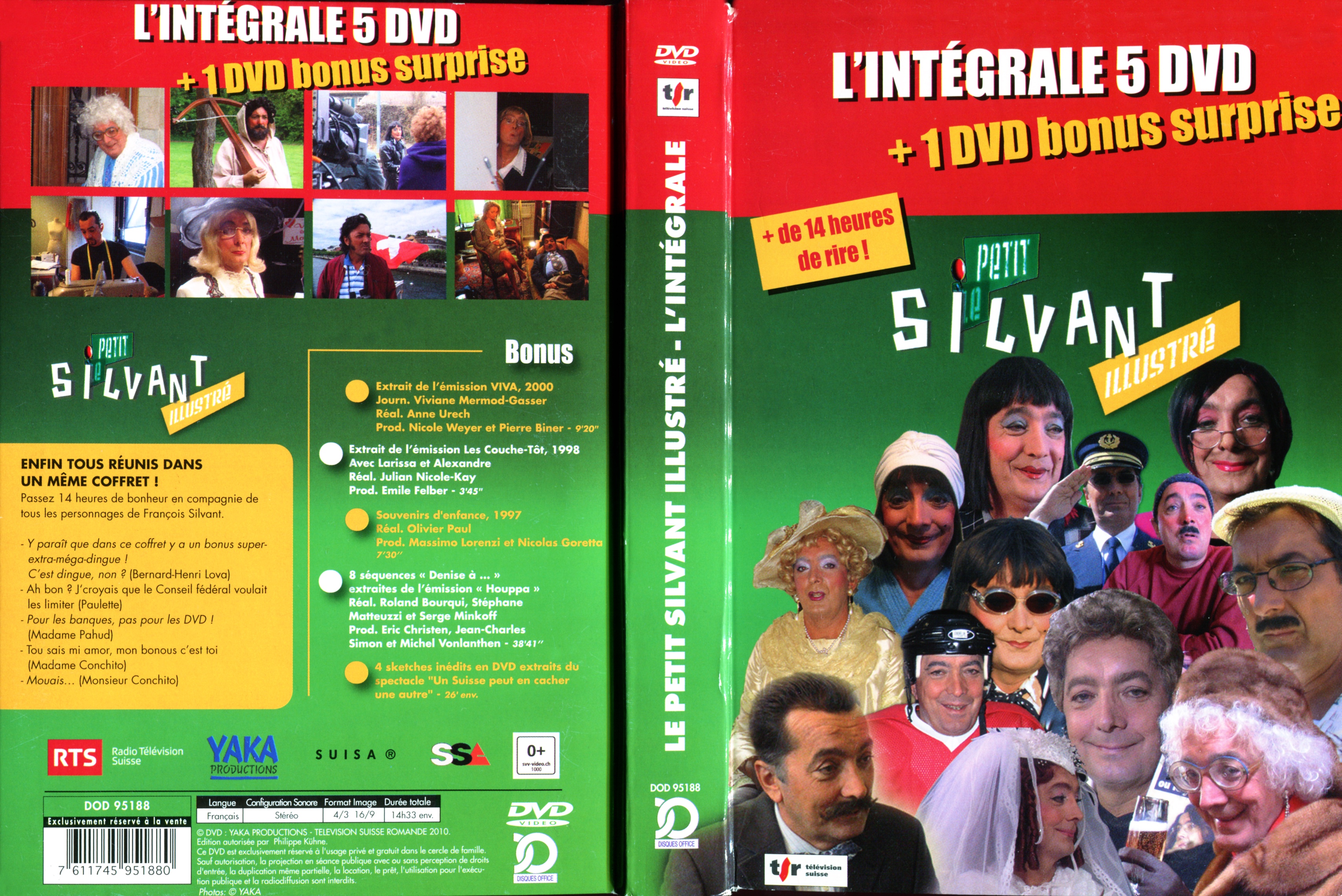 Jaquette DVD Le petit Silvant illustr (2004) - integrale