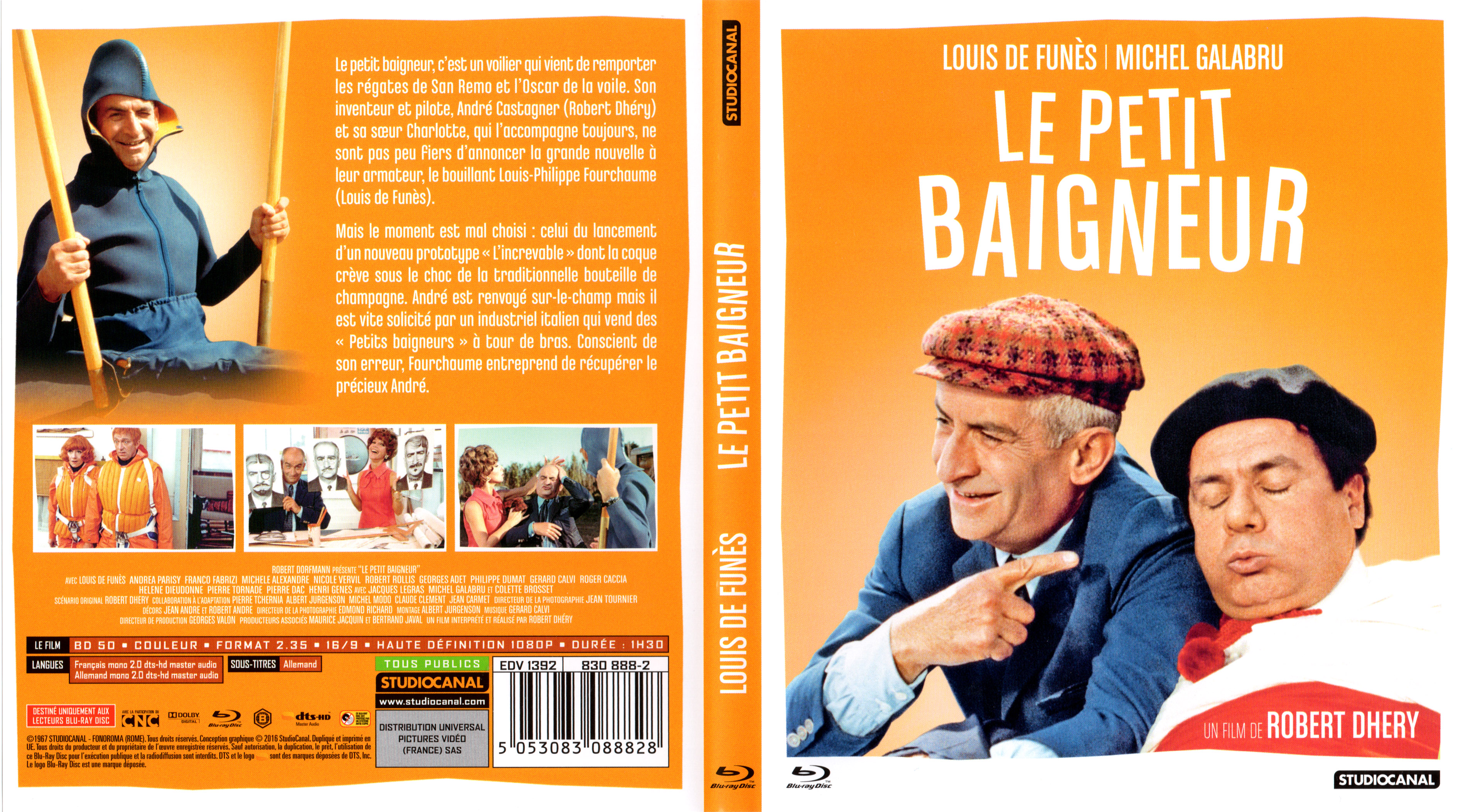 Jaquette DVD Le petit baigneur (BLU-RAY)