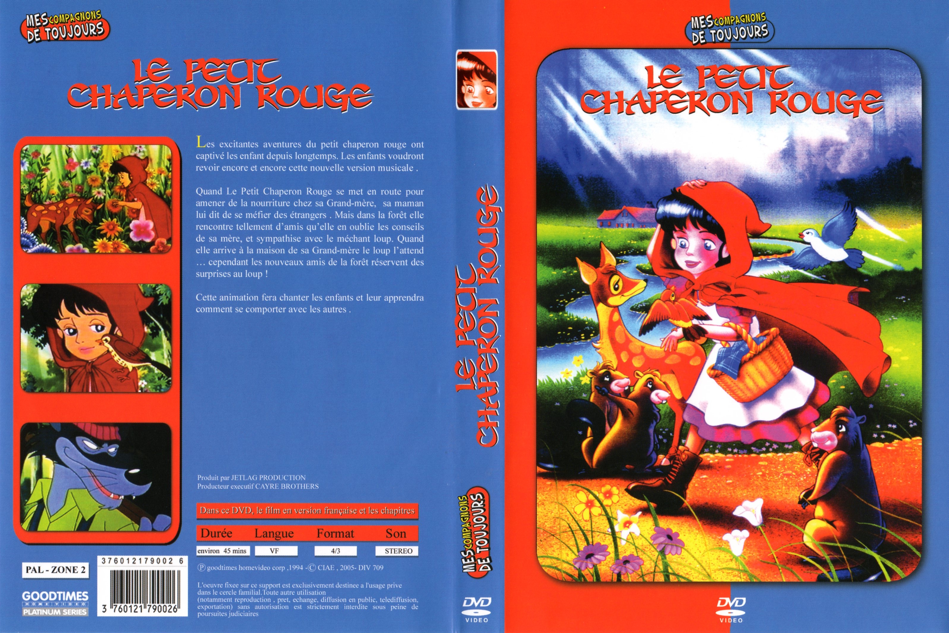 Jaquette DVD Le petit chaperon rouge (1994)