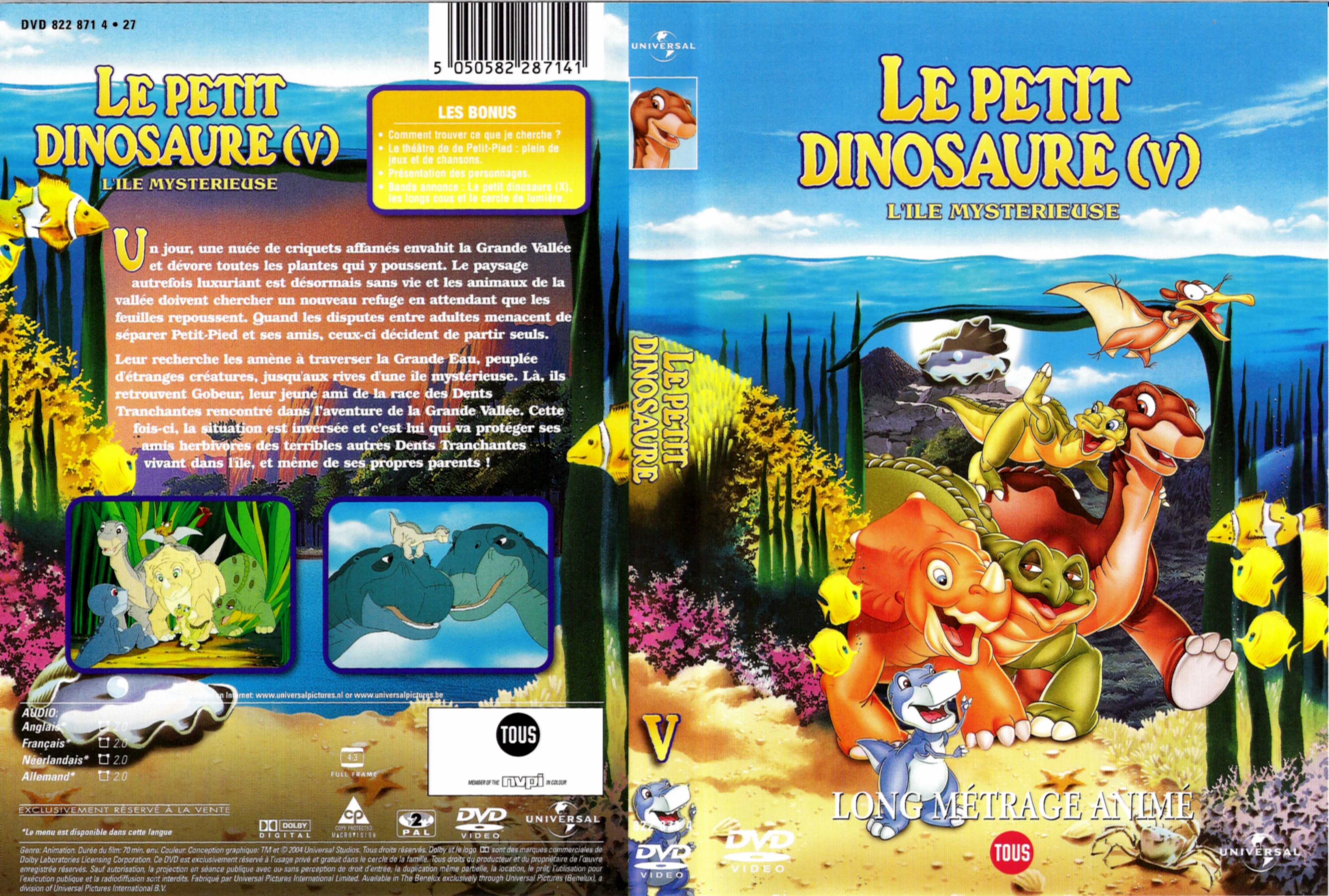 Jaquette DVD Le petit dinosaure vol 5 - l