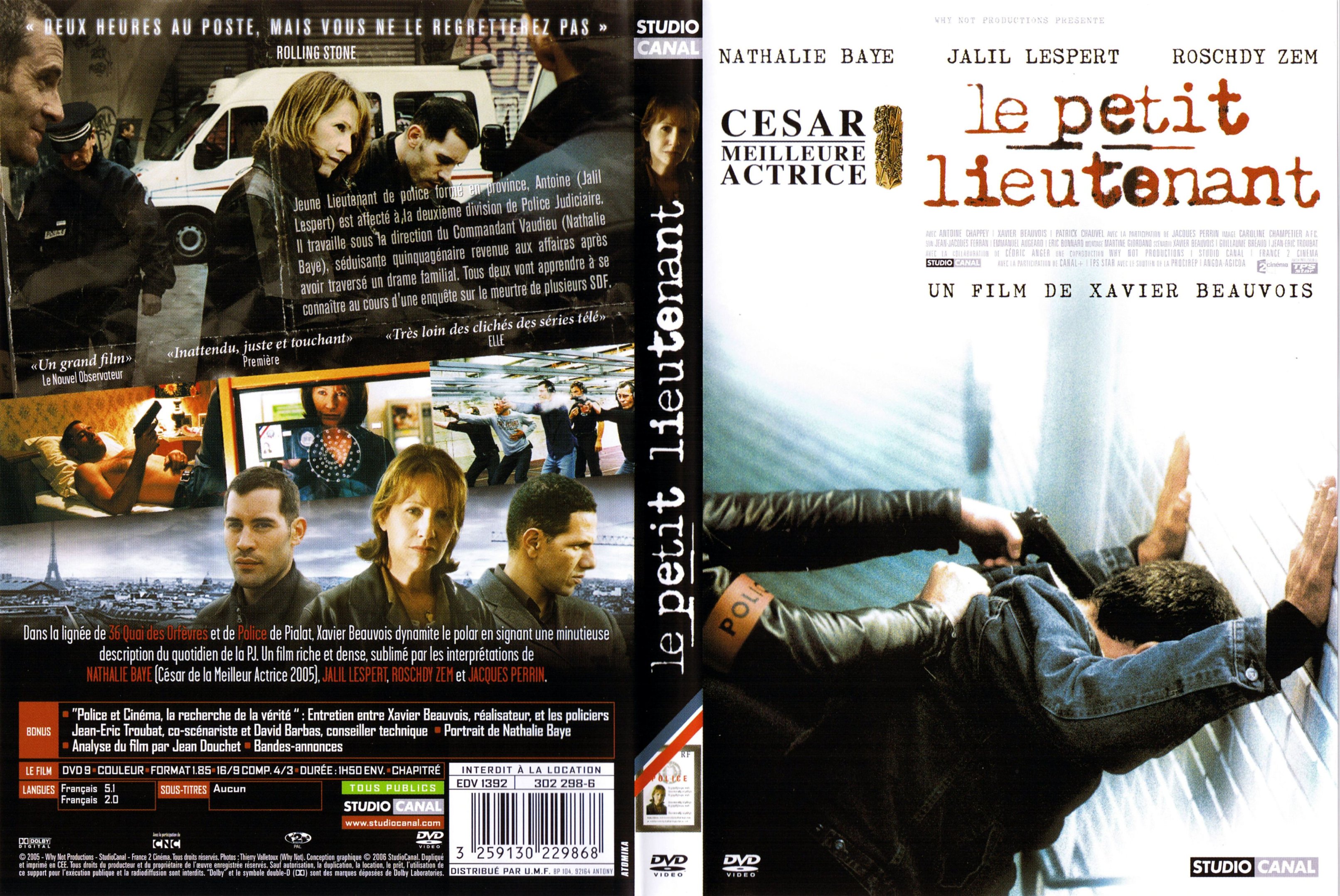 Jaquette DVD Le petit lieutenant