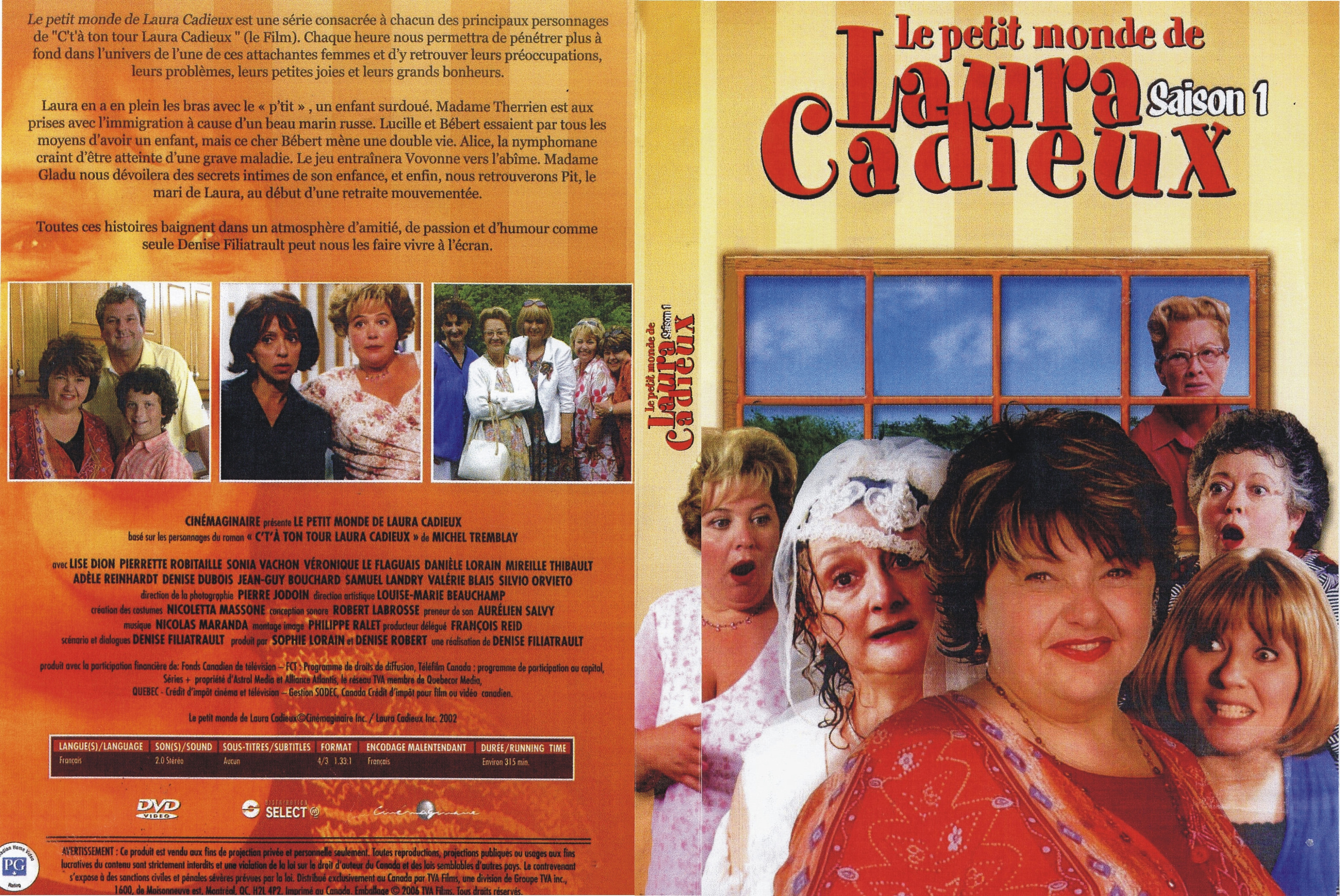 Jaquette DVD Le petit monde de Laura Cadieux Saison 1
