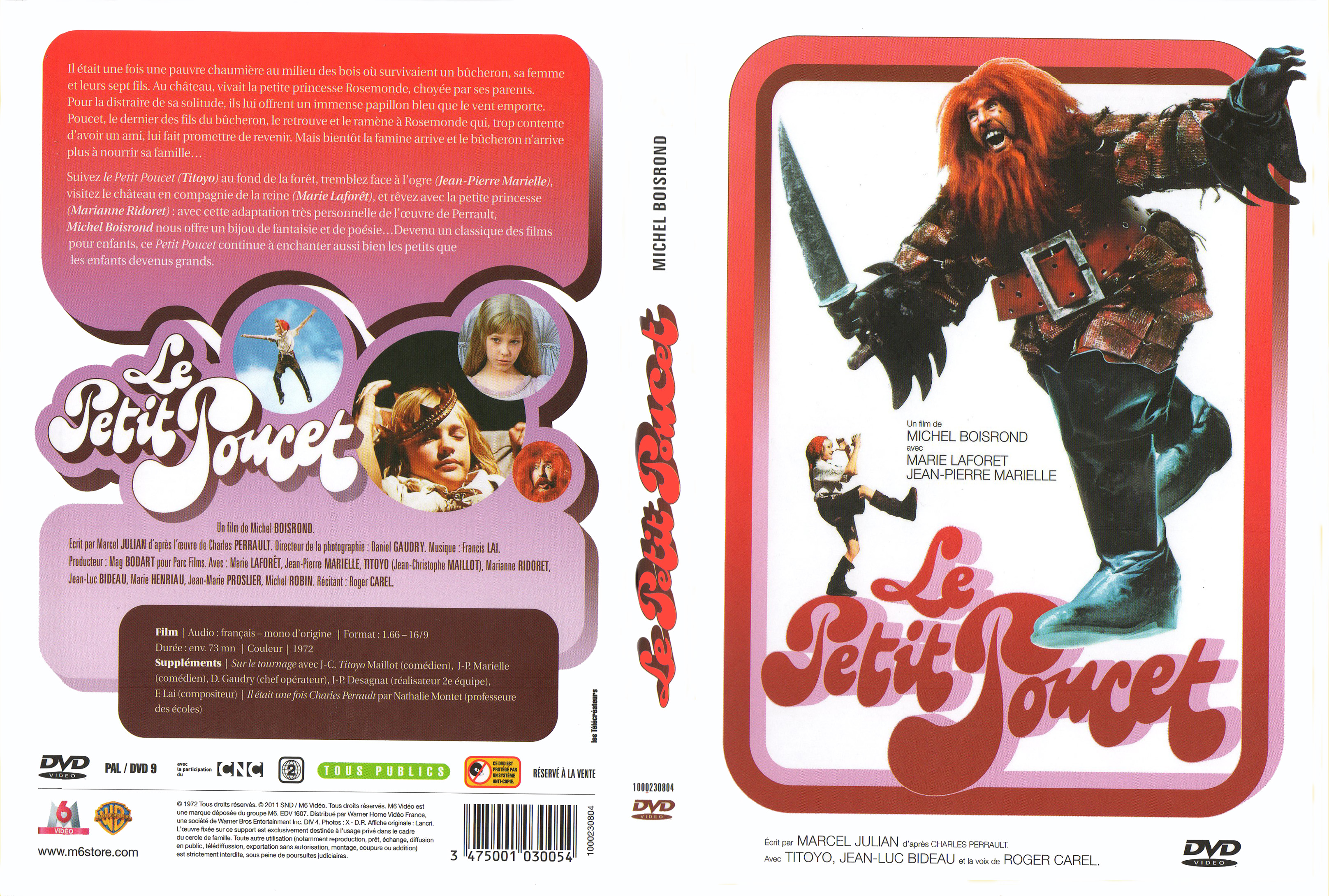 Jaquette DVD Le petit poucet (1972)