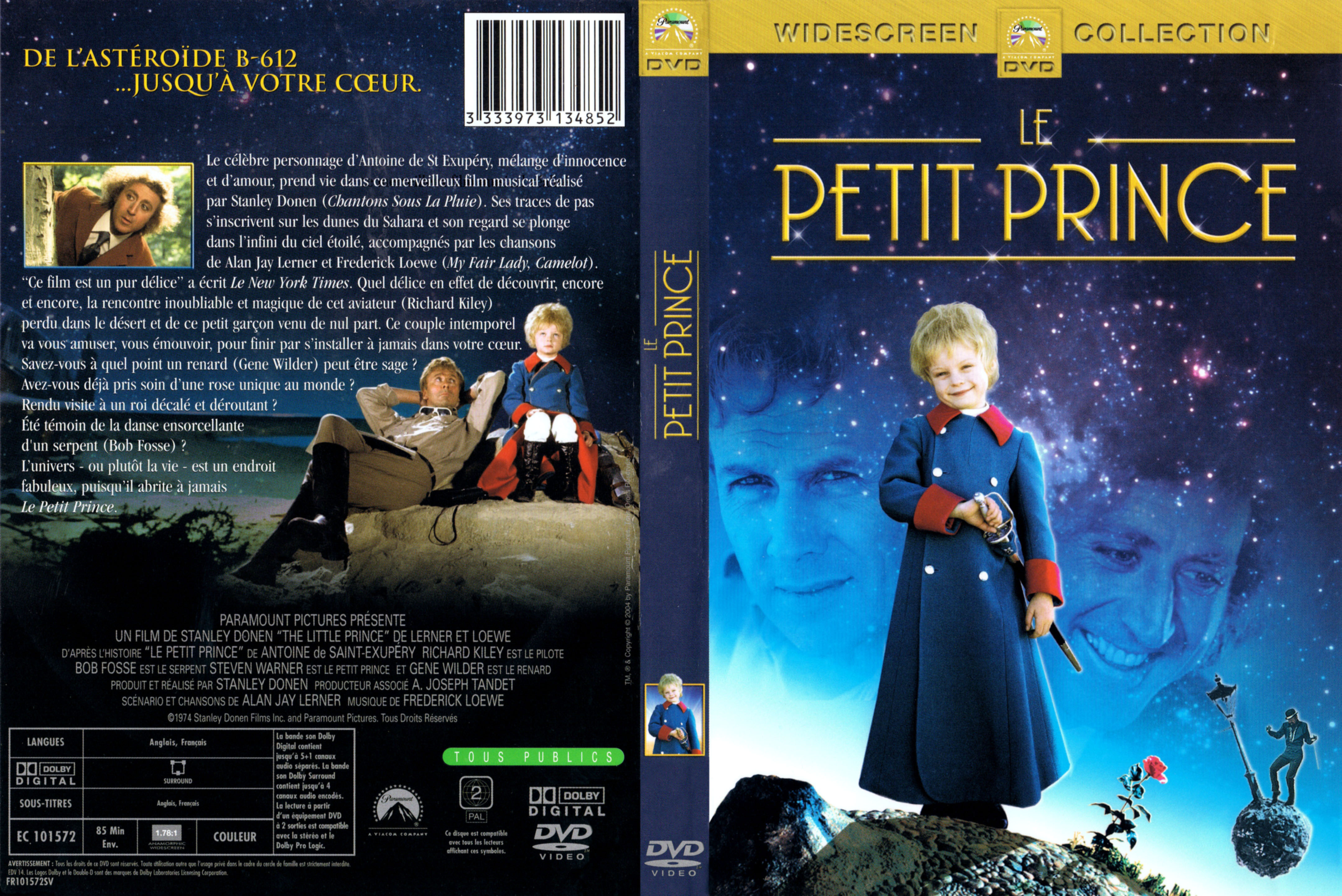 Jaquette DVD Le petit prince