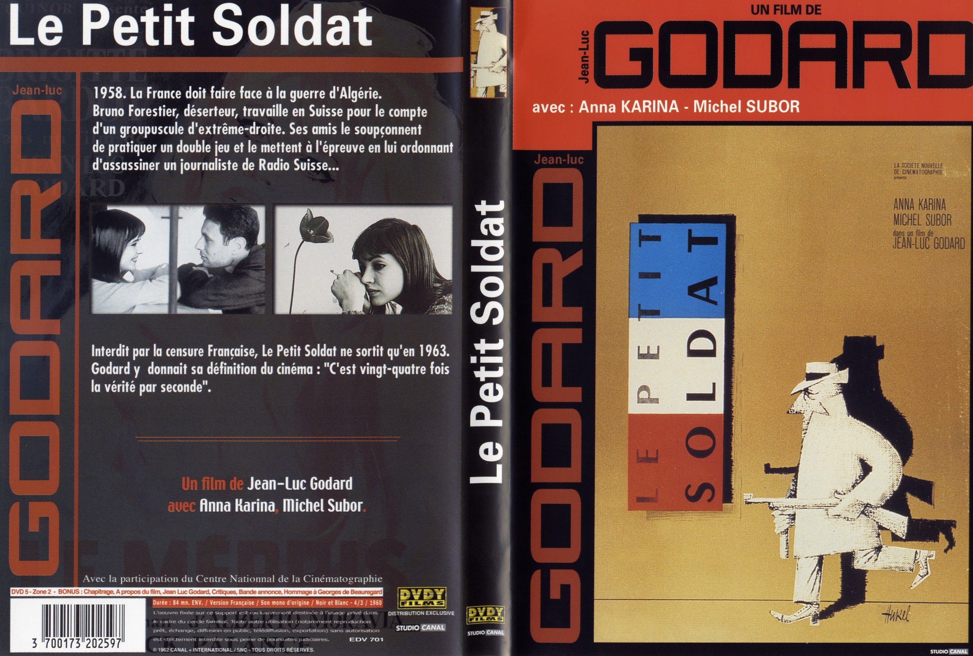 Jaquette DVD Le petit soldat