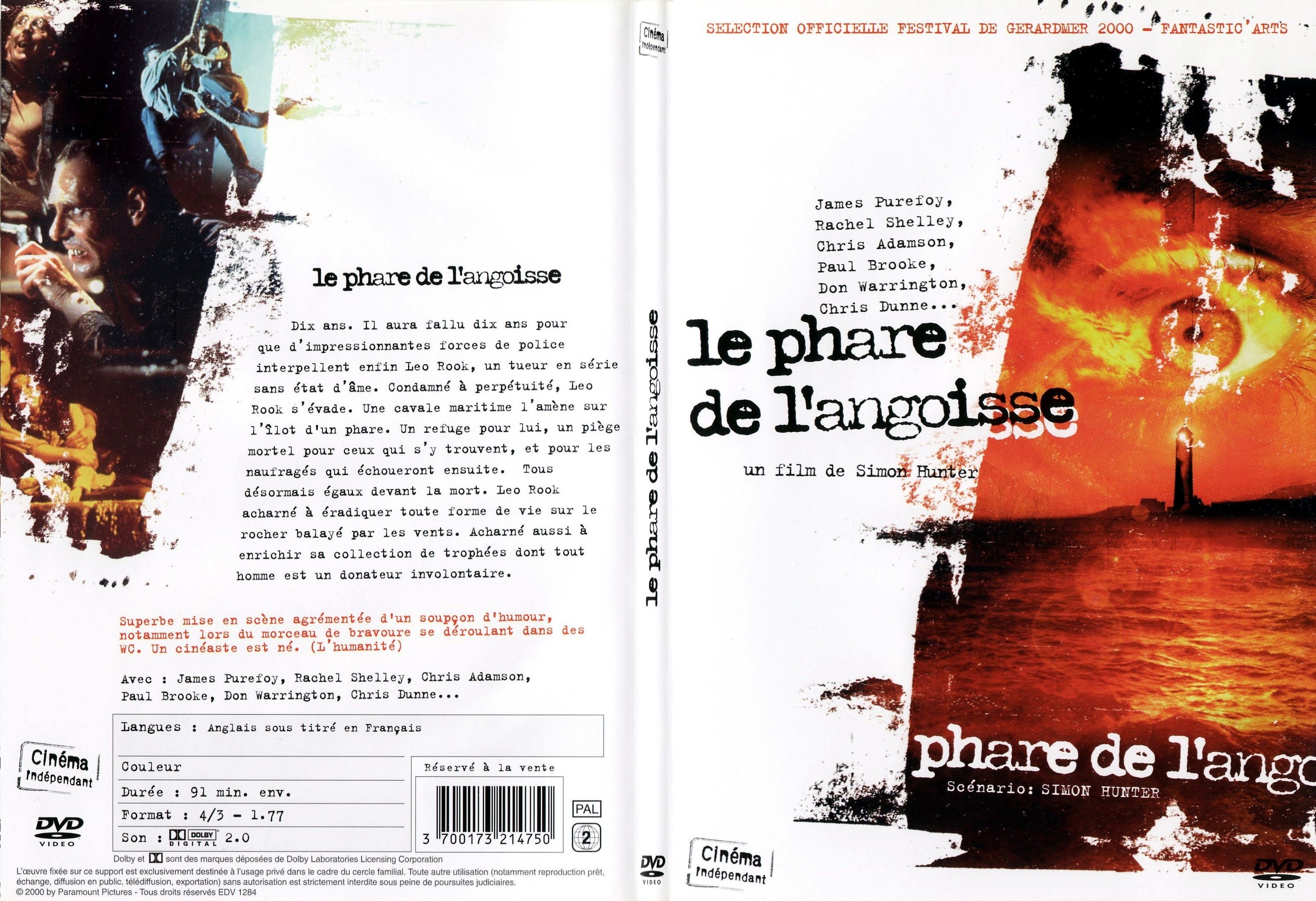 Jaquette DVD Le phare de l