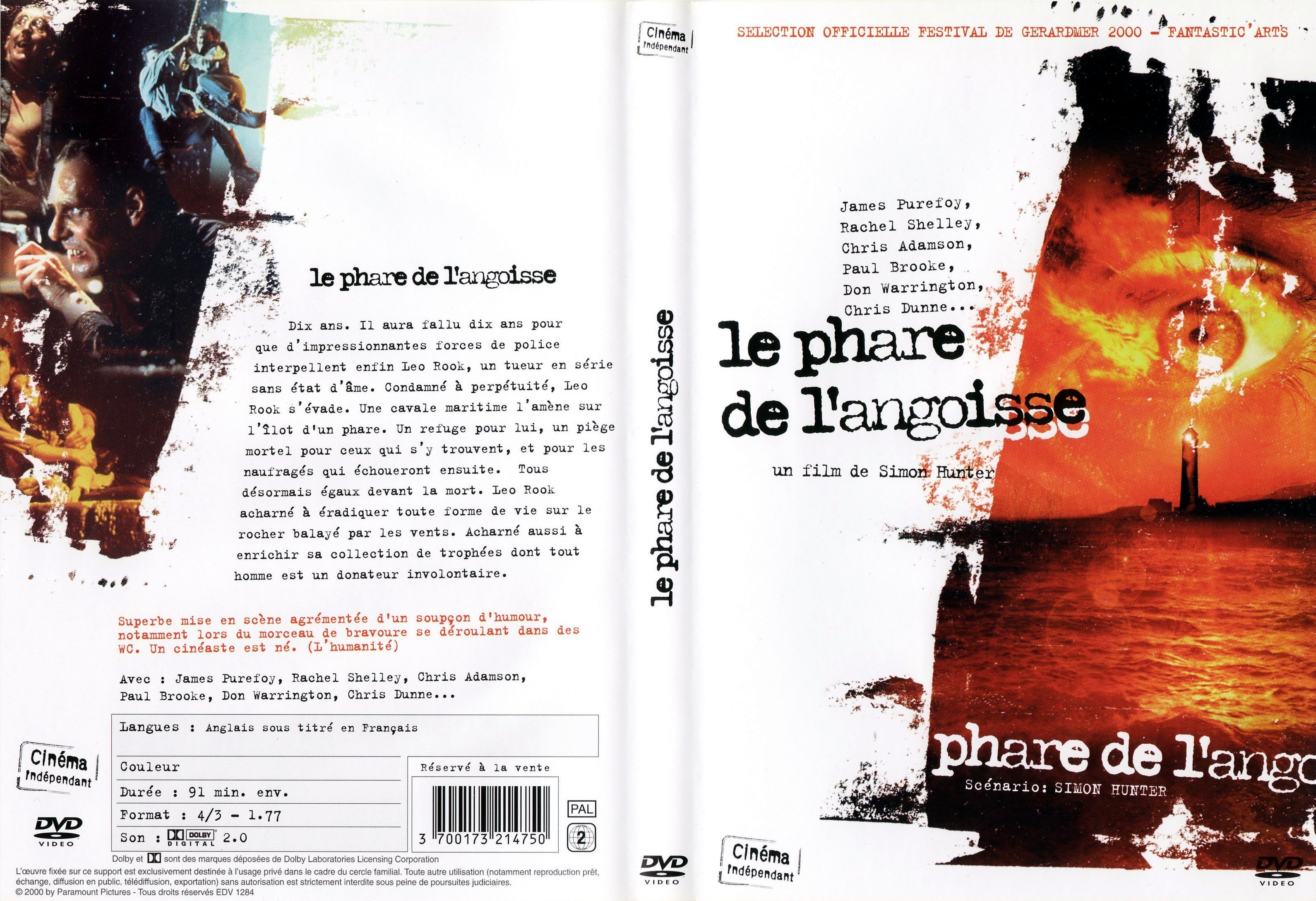 Jaquette DVD Le phare de l