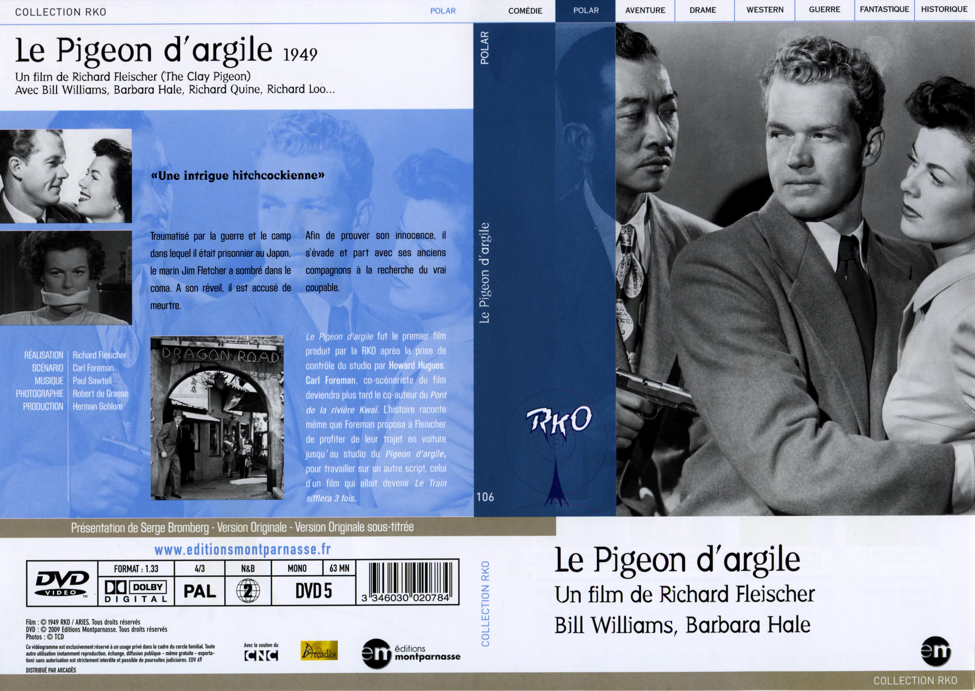 Jaquette DVD Le pigeon d