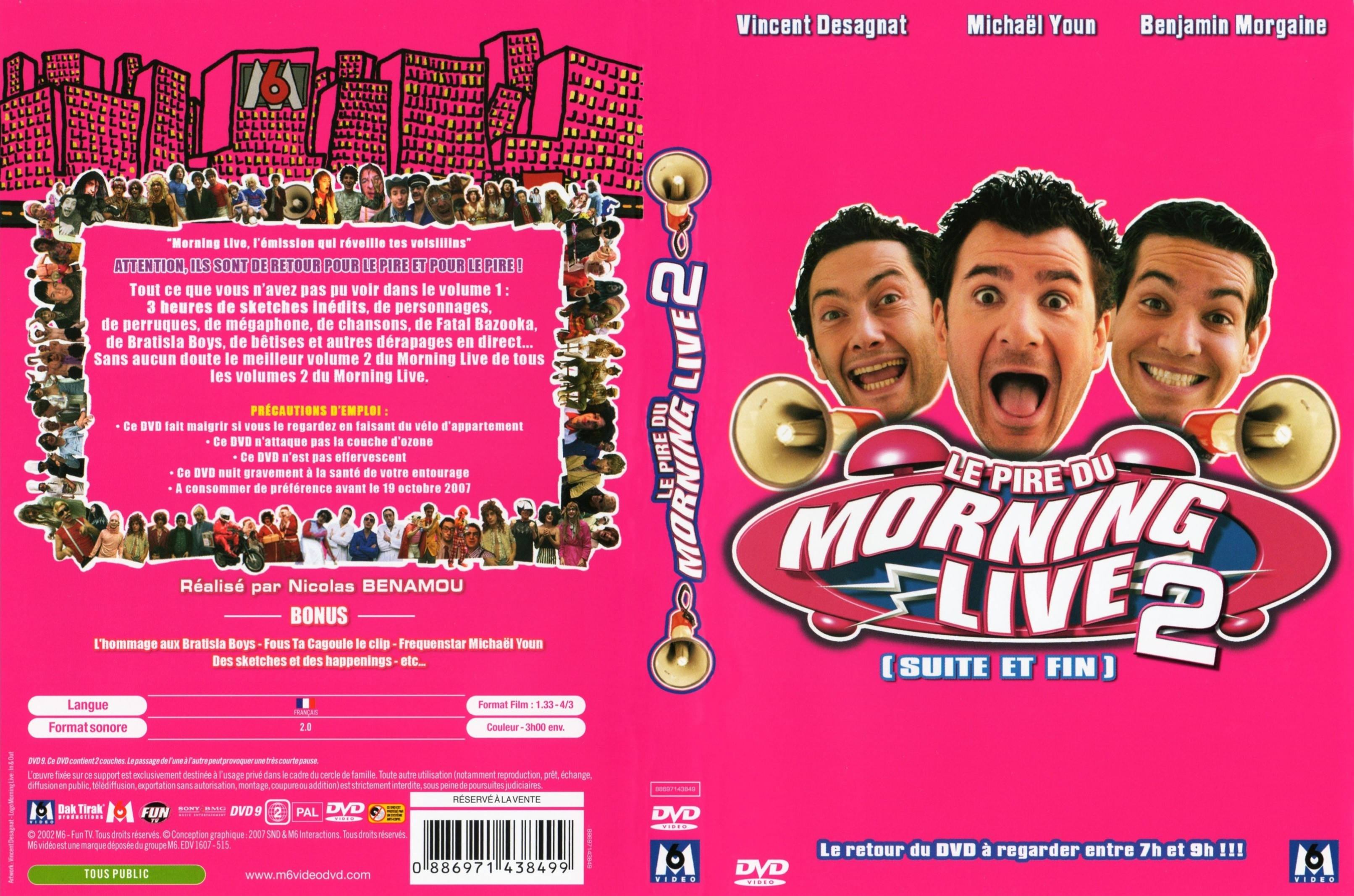 Jaquette DVD Le pire du morning live 2