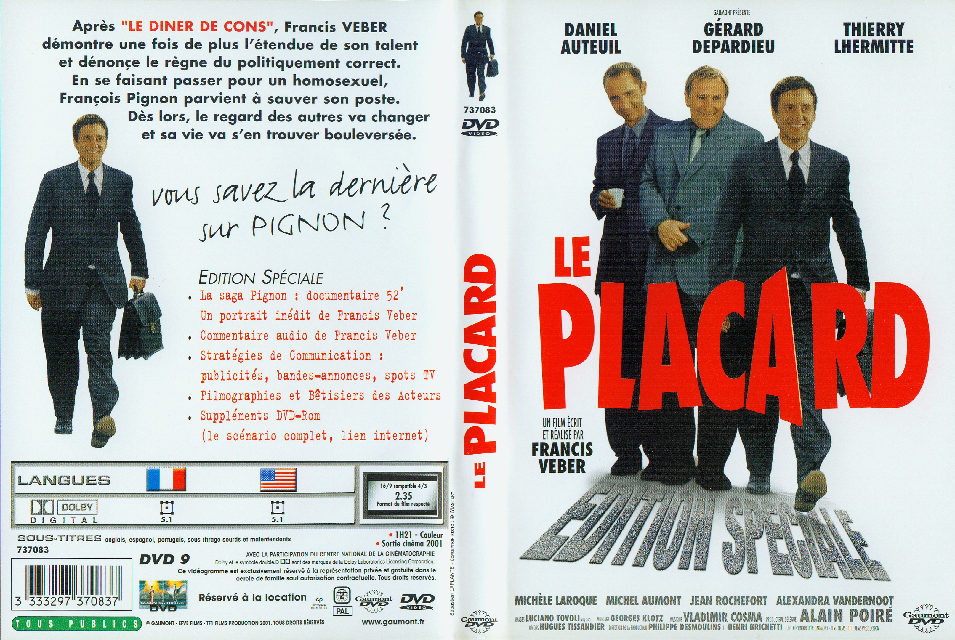 Jaquette DVD Le placard