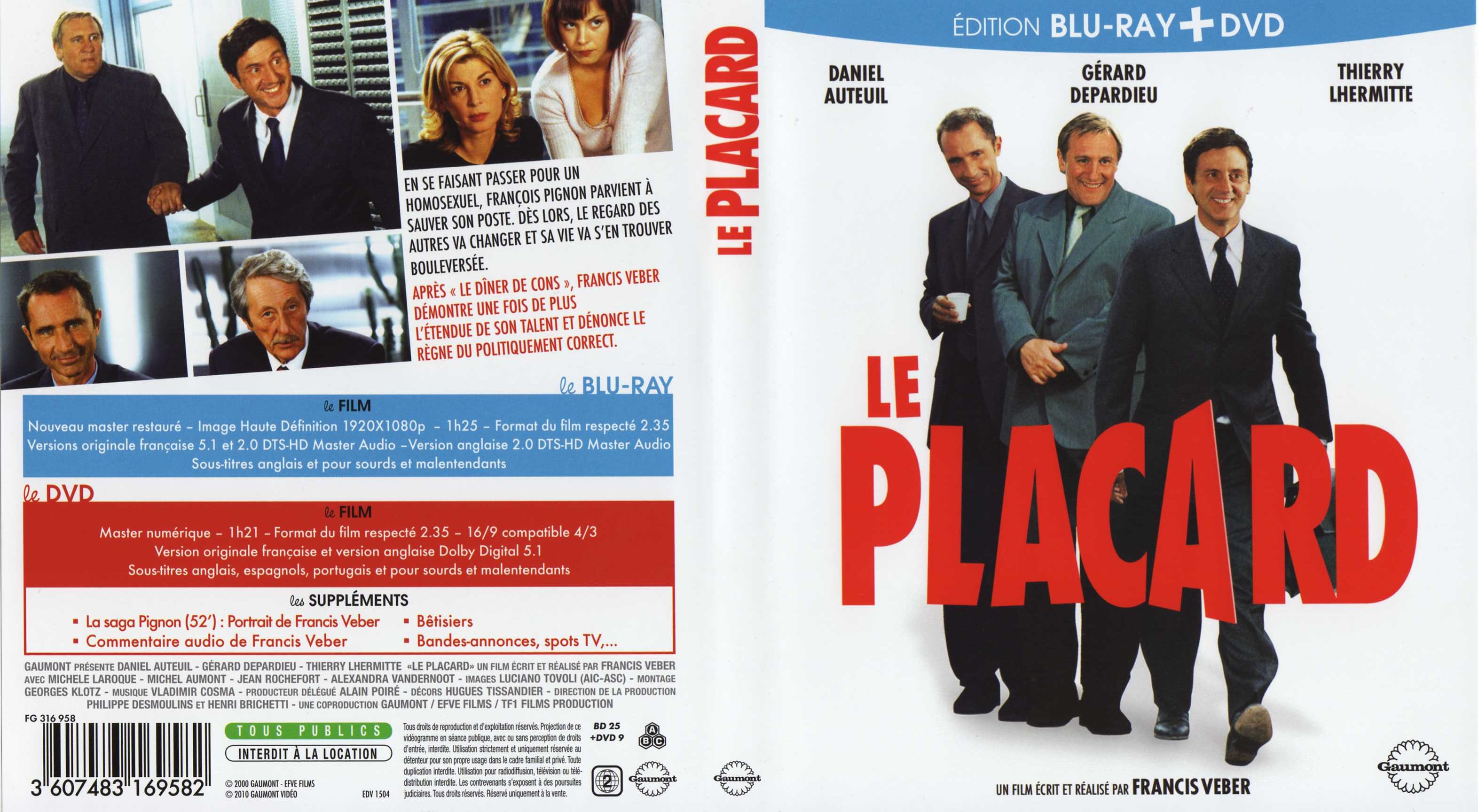 Jaquette DVD Le placard (BLU-RAY)