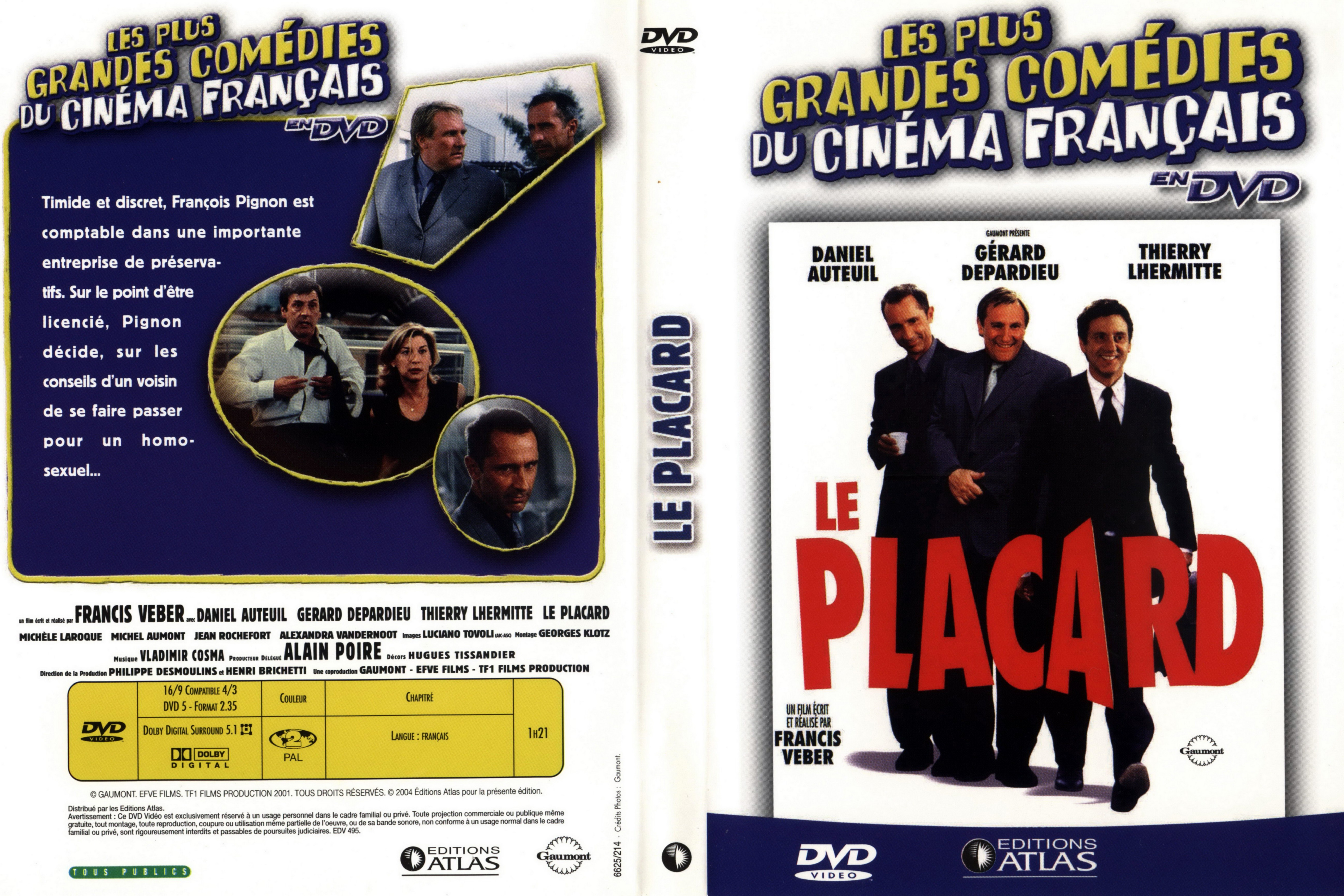 Jaquette DVD Le placard v2