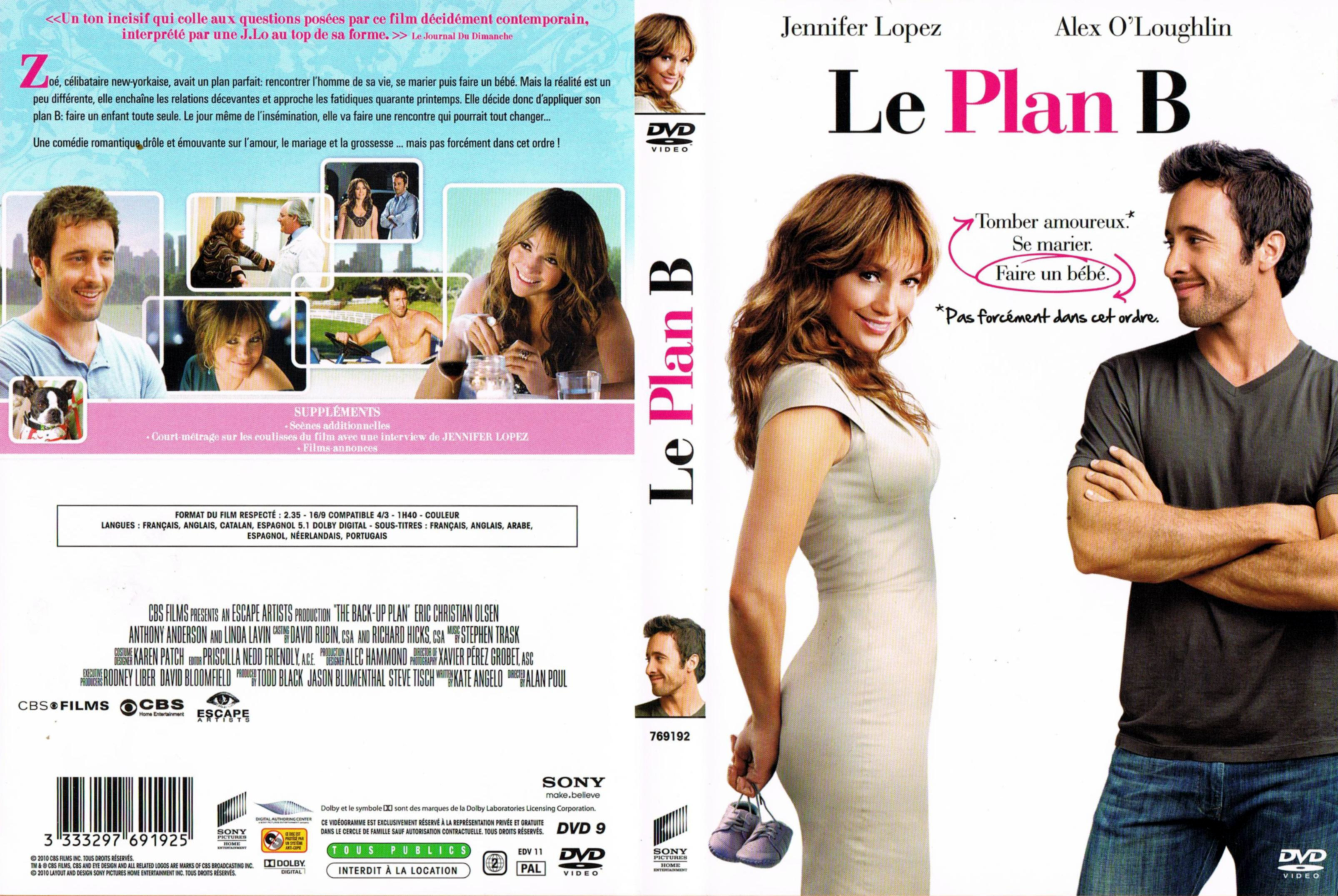 Jaquette DVD Le plan B