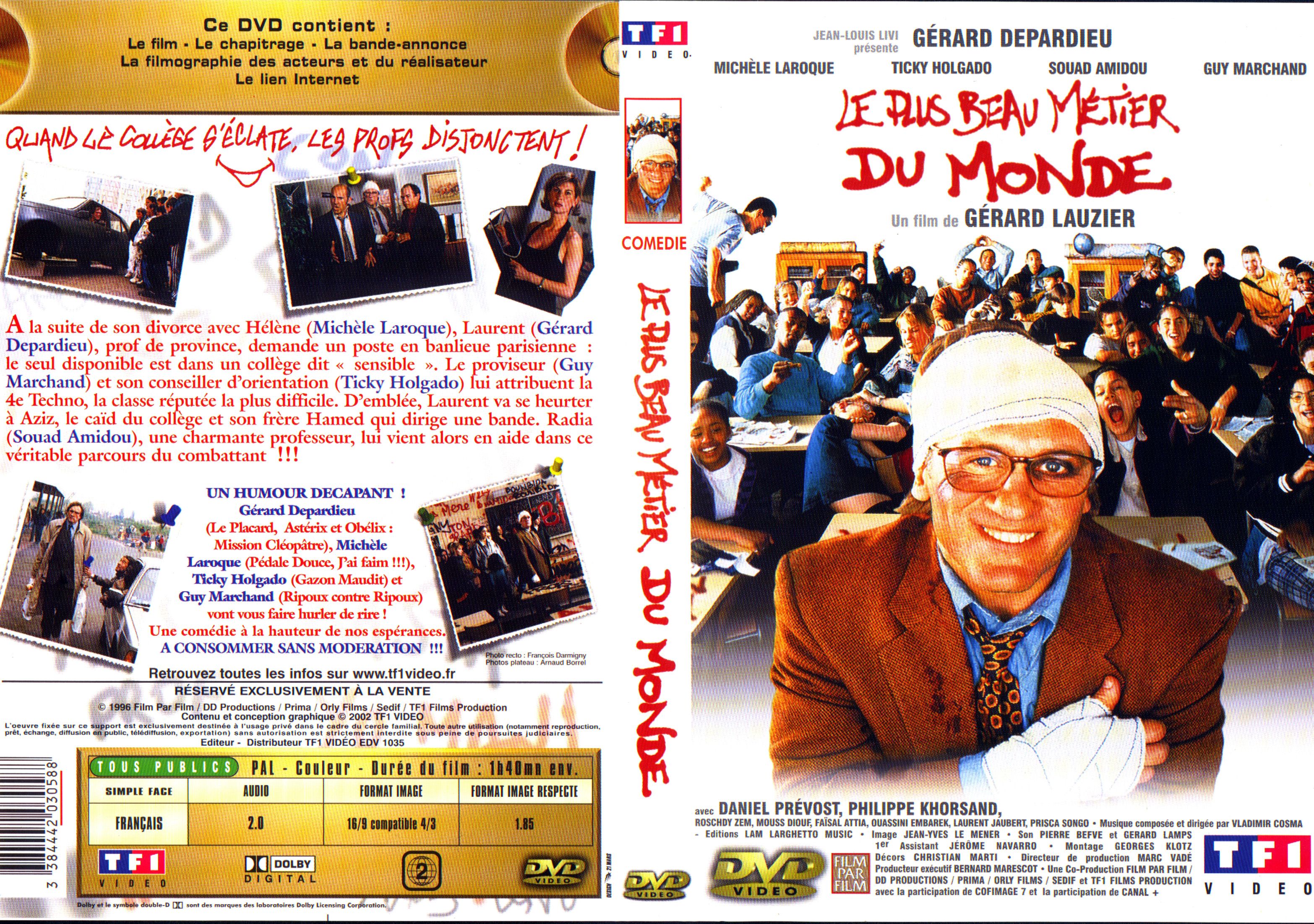 Jaquette DVD Le plus beau mtier du monde