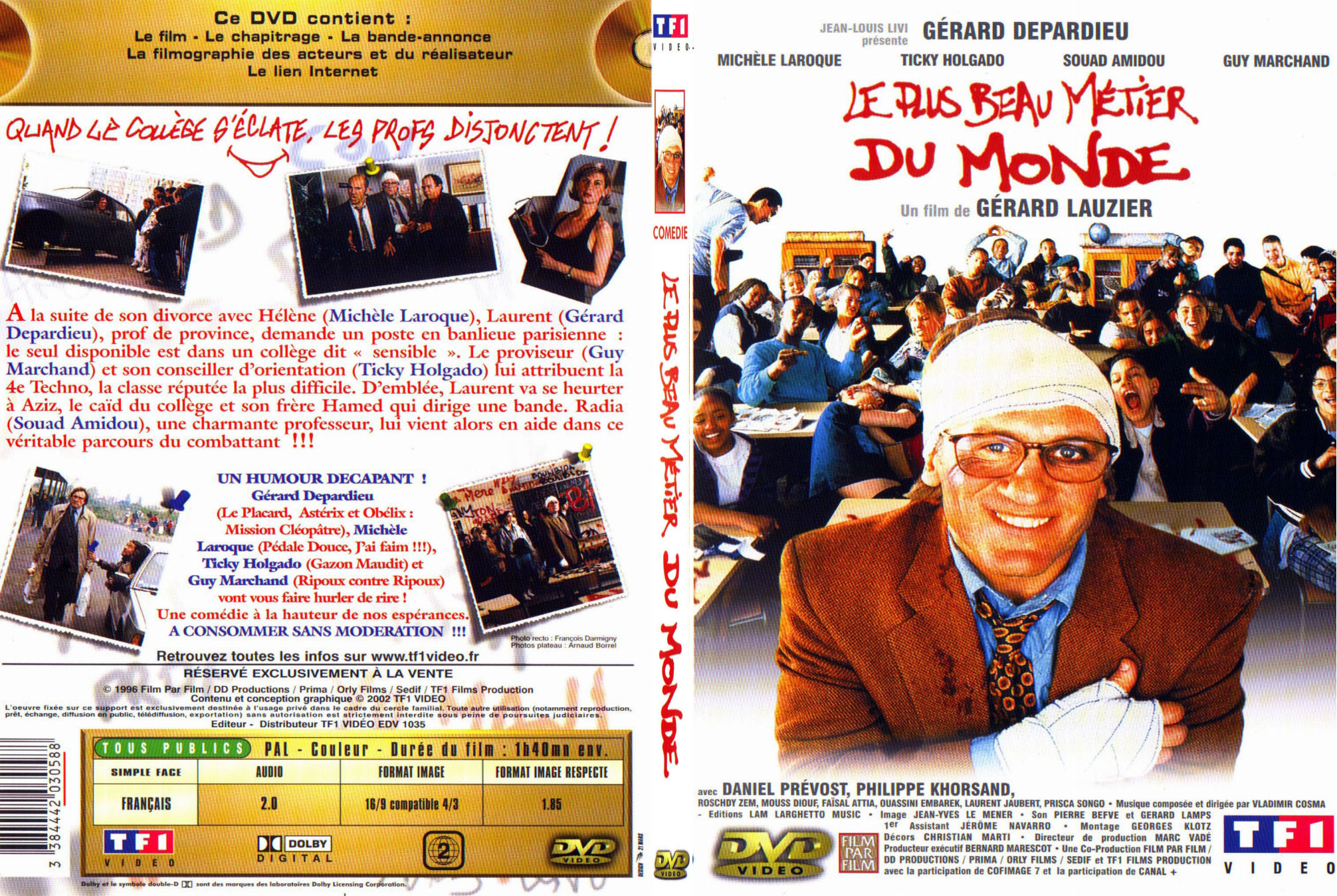 Jaquette DVD Le plus beau mtier du monde - SLIM