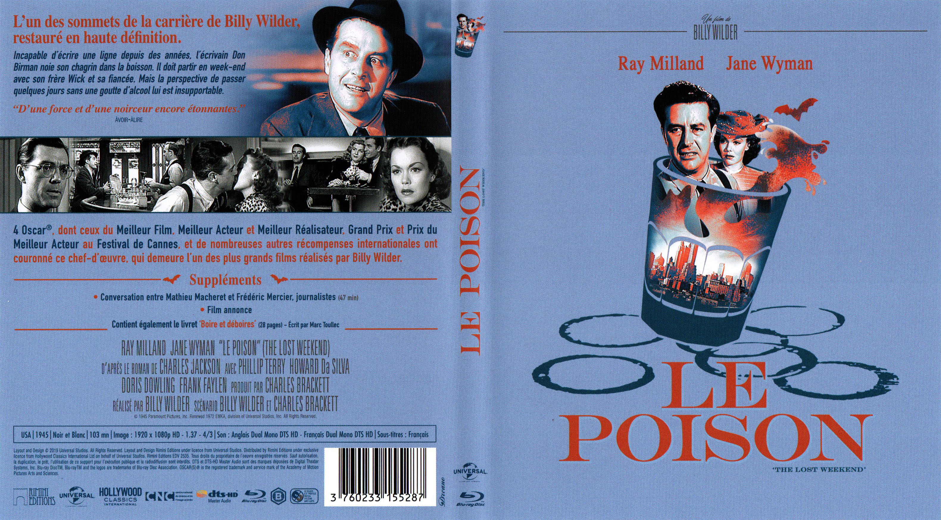 Jaquette DVD Le poison (BLU-RAY)