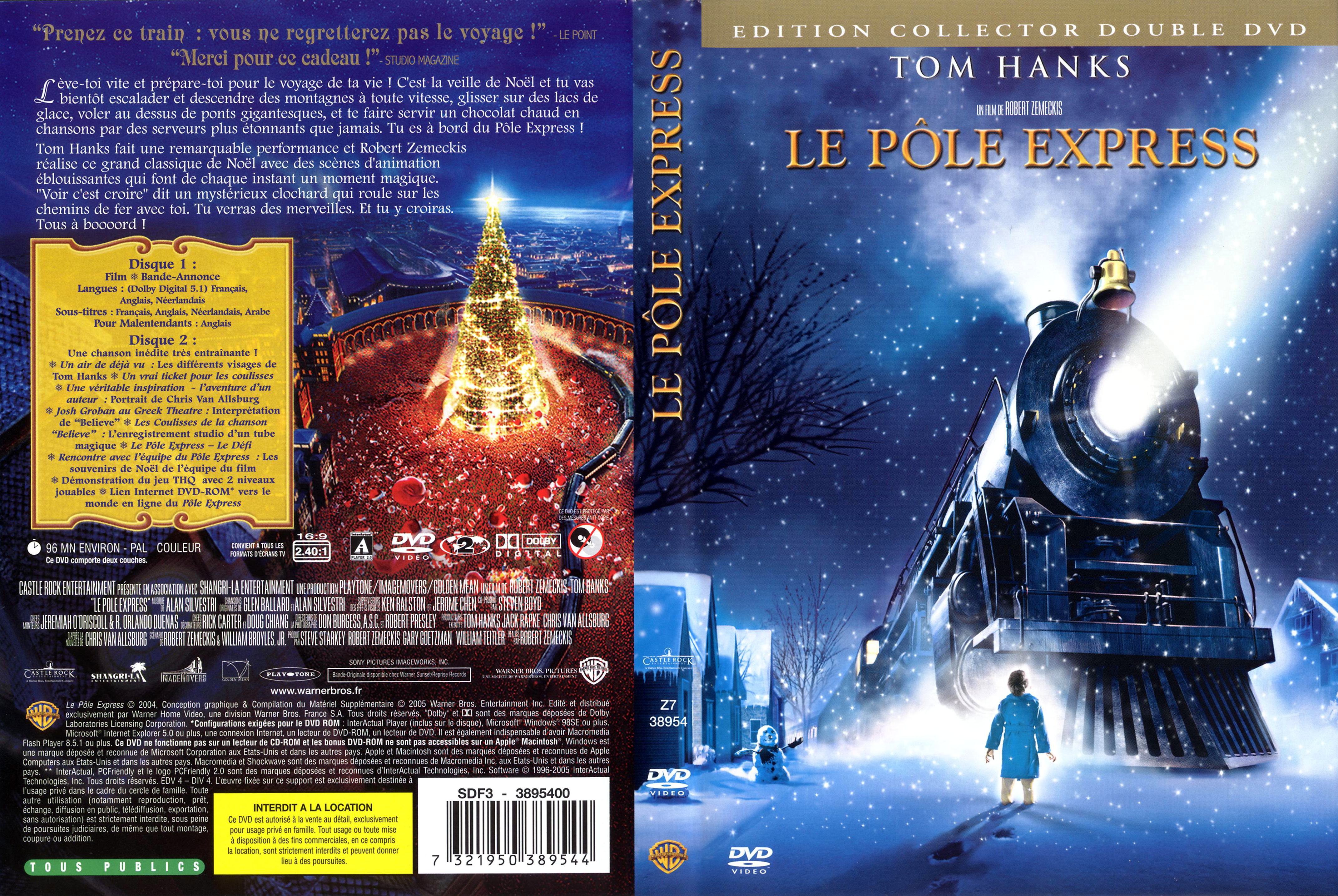 Jaquette DVD Le pole express v2