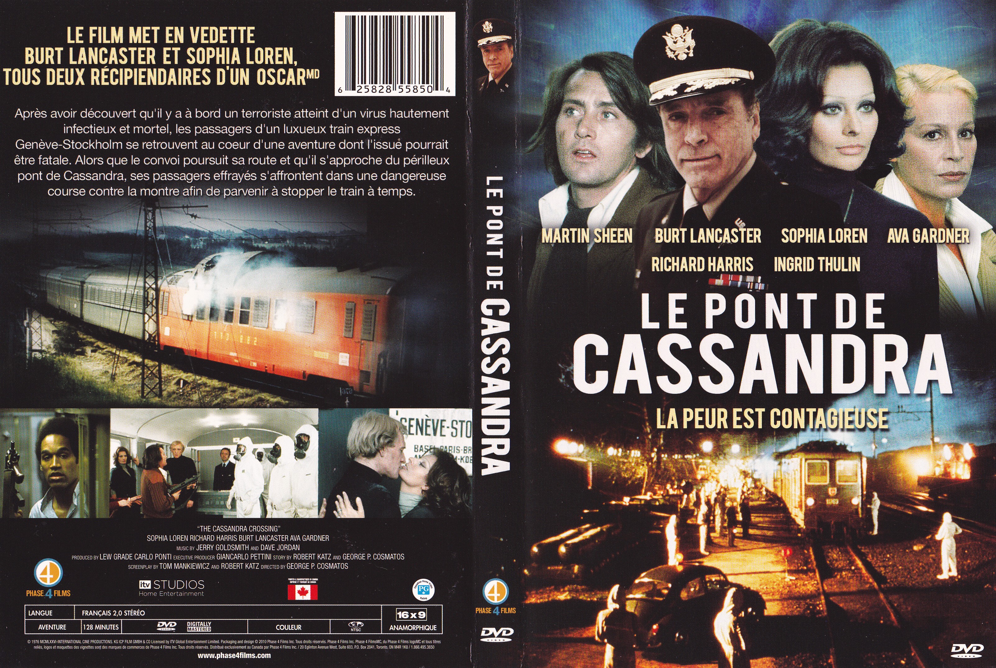 Jaquette DVD Le pont de Cassandra (Canadienne)