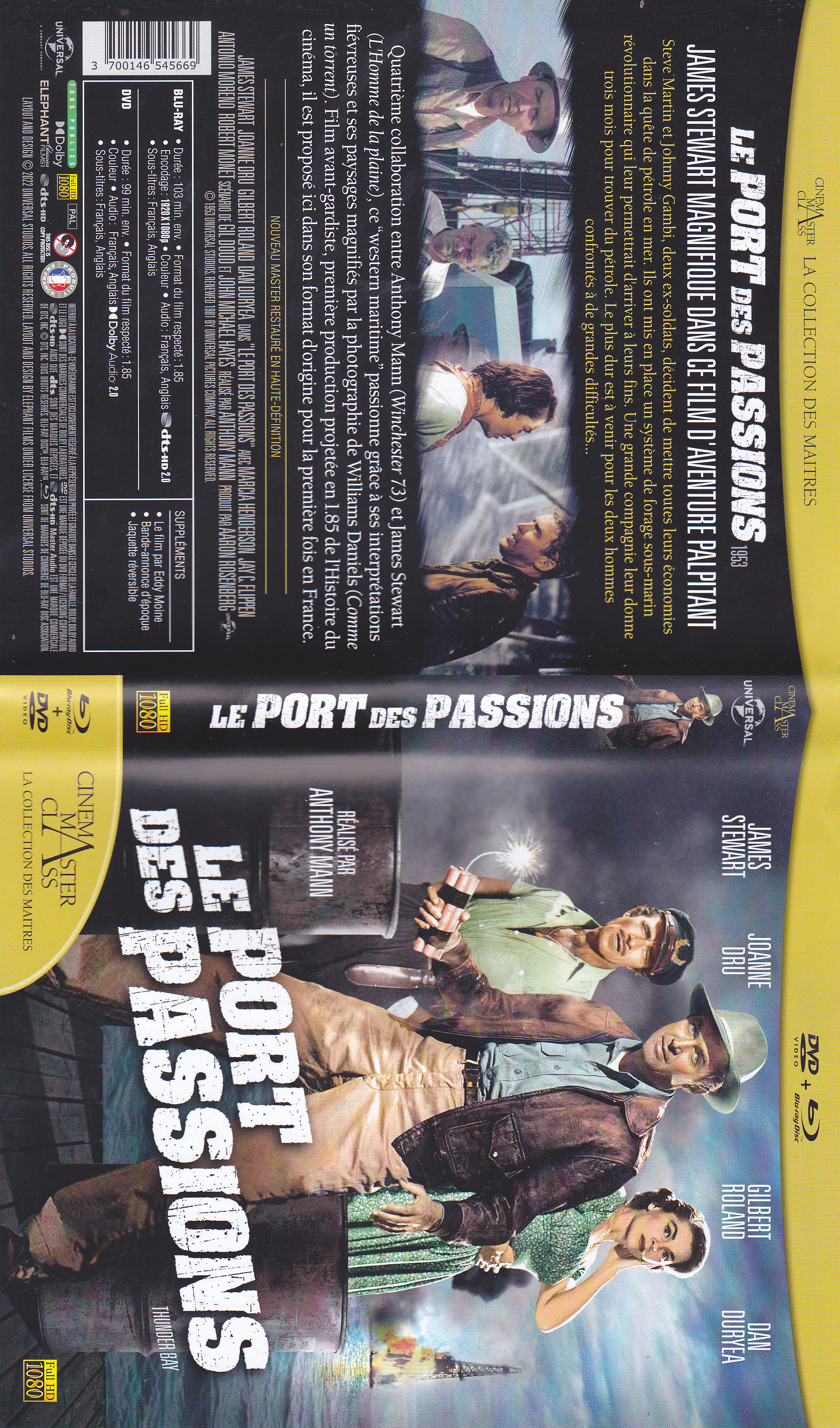 Jaquette DVD Le port des passions (BLU-RAY)
