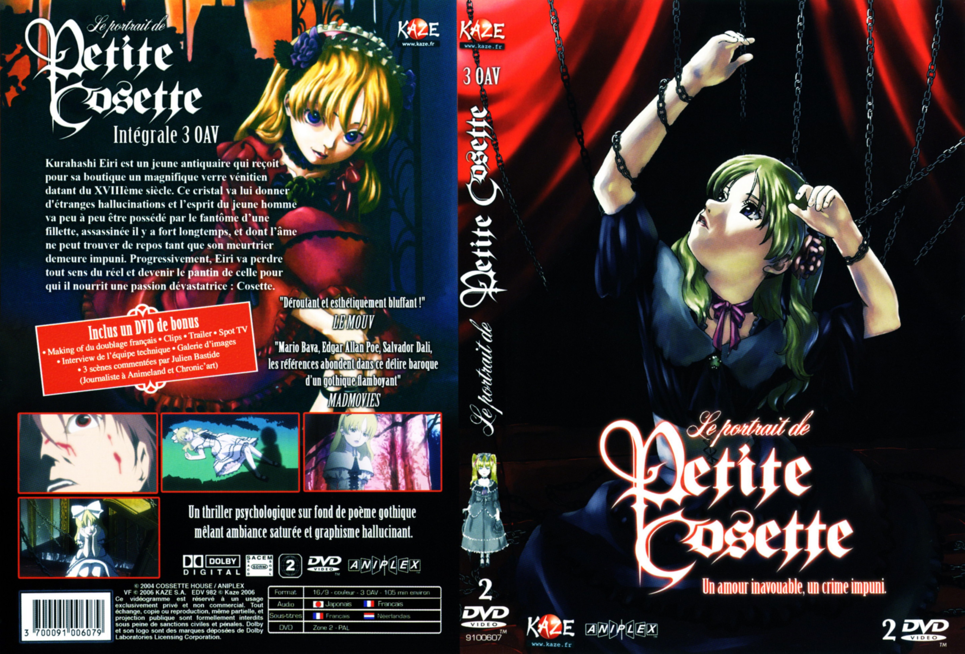 Jaquette DVD Le portrait de petite Cosette