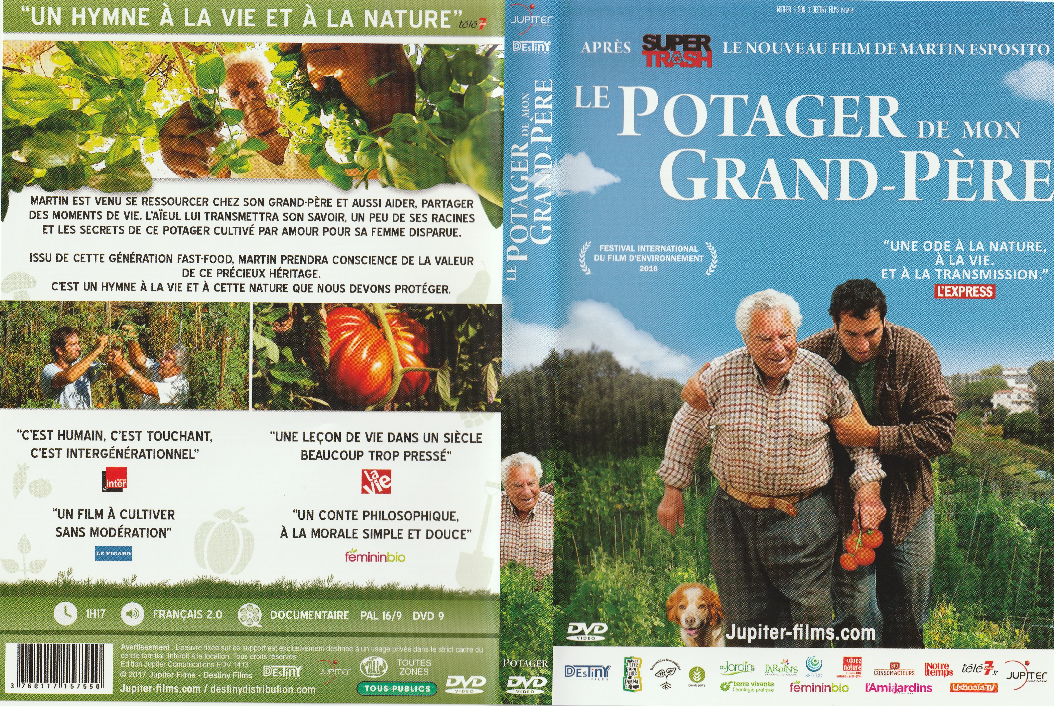 Jaquette DVD Le potager de mon grand pre