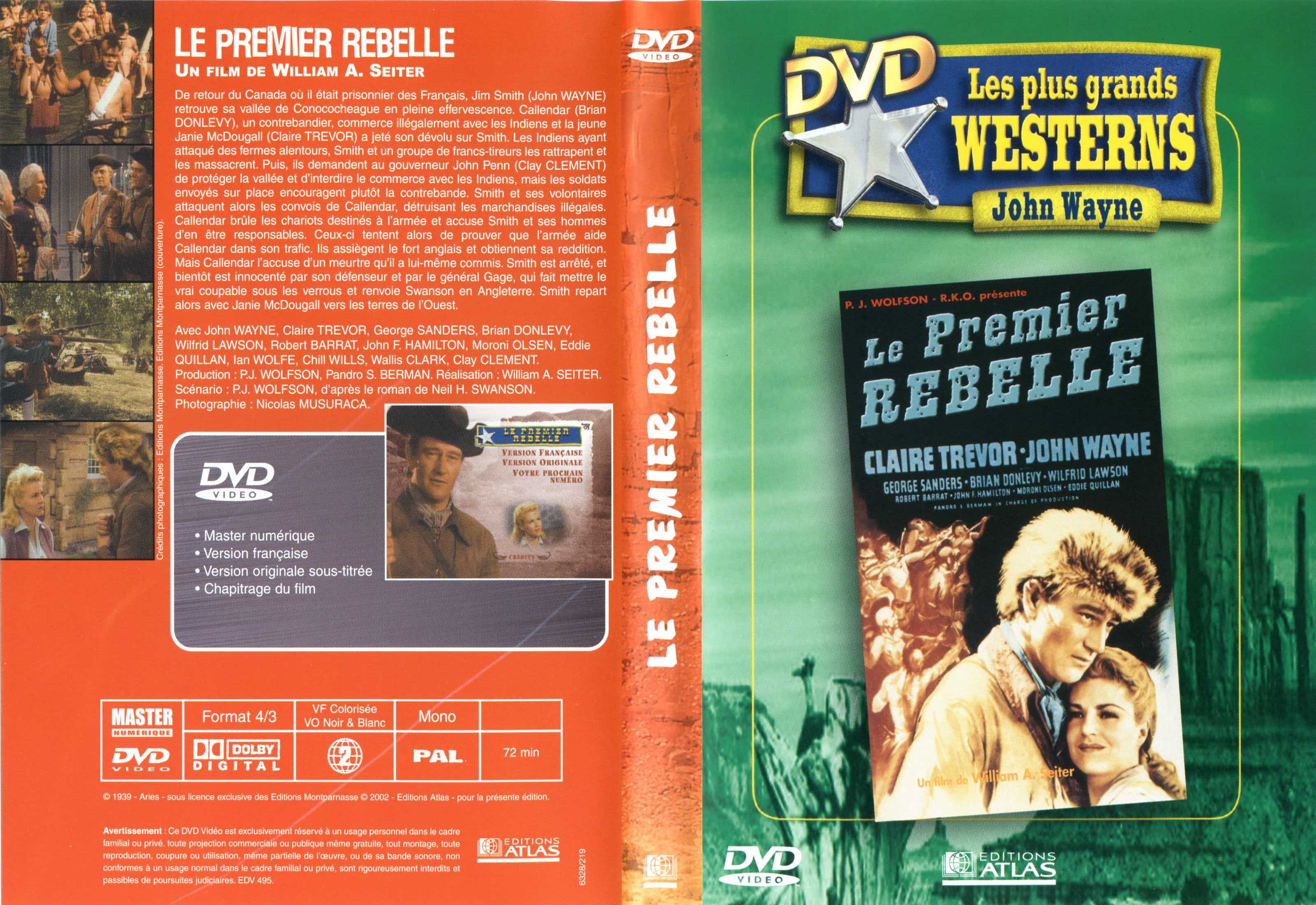 Jaquette DVD Le premier rebelle