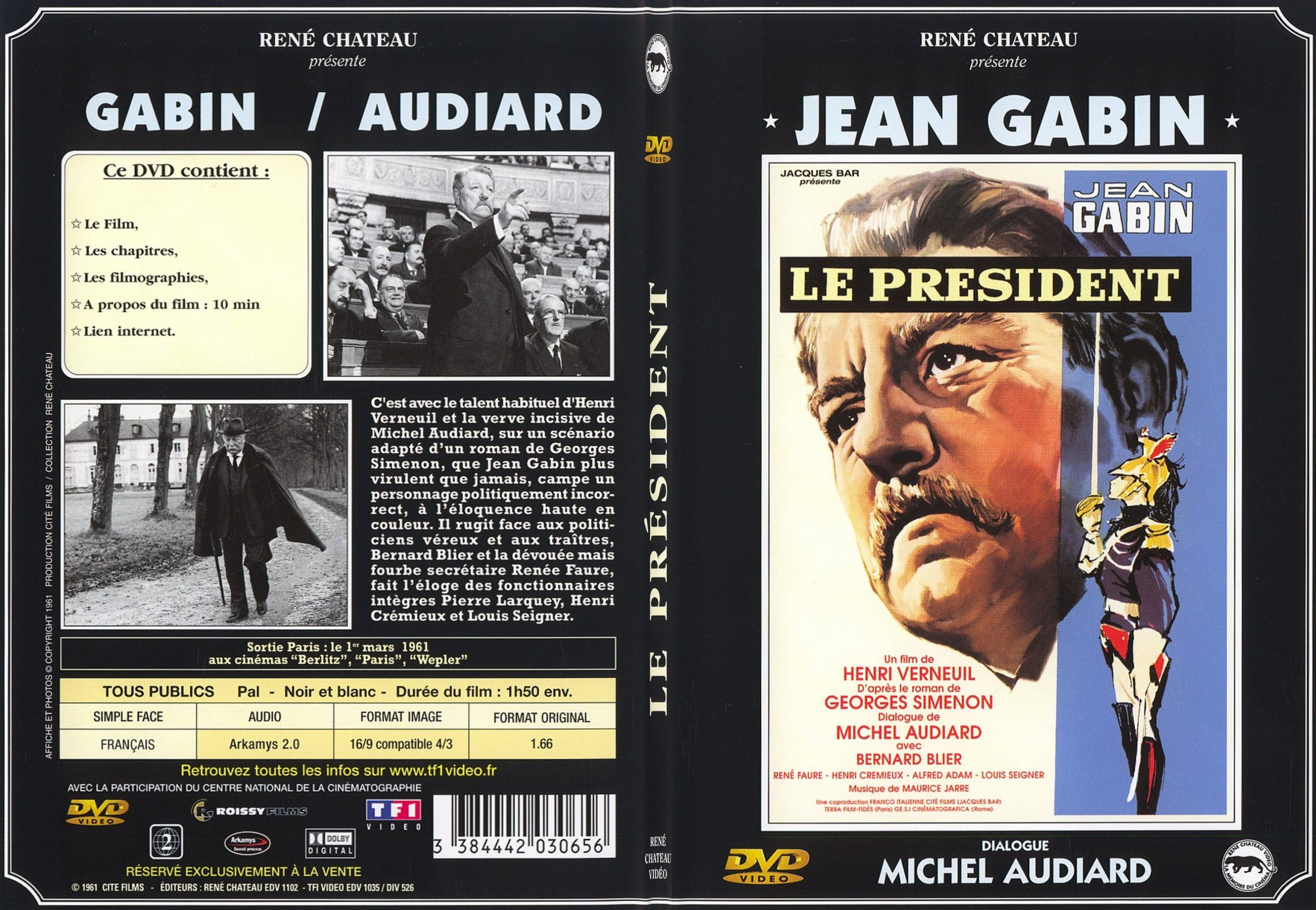 Jaquette DVD Le president - SLIM