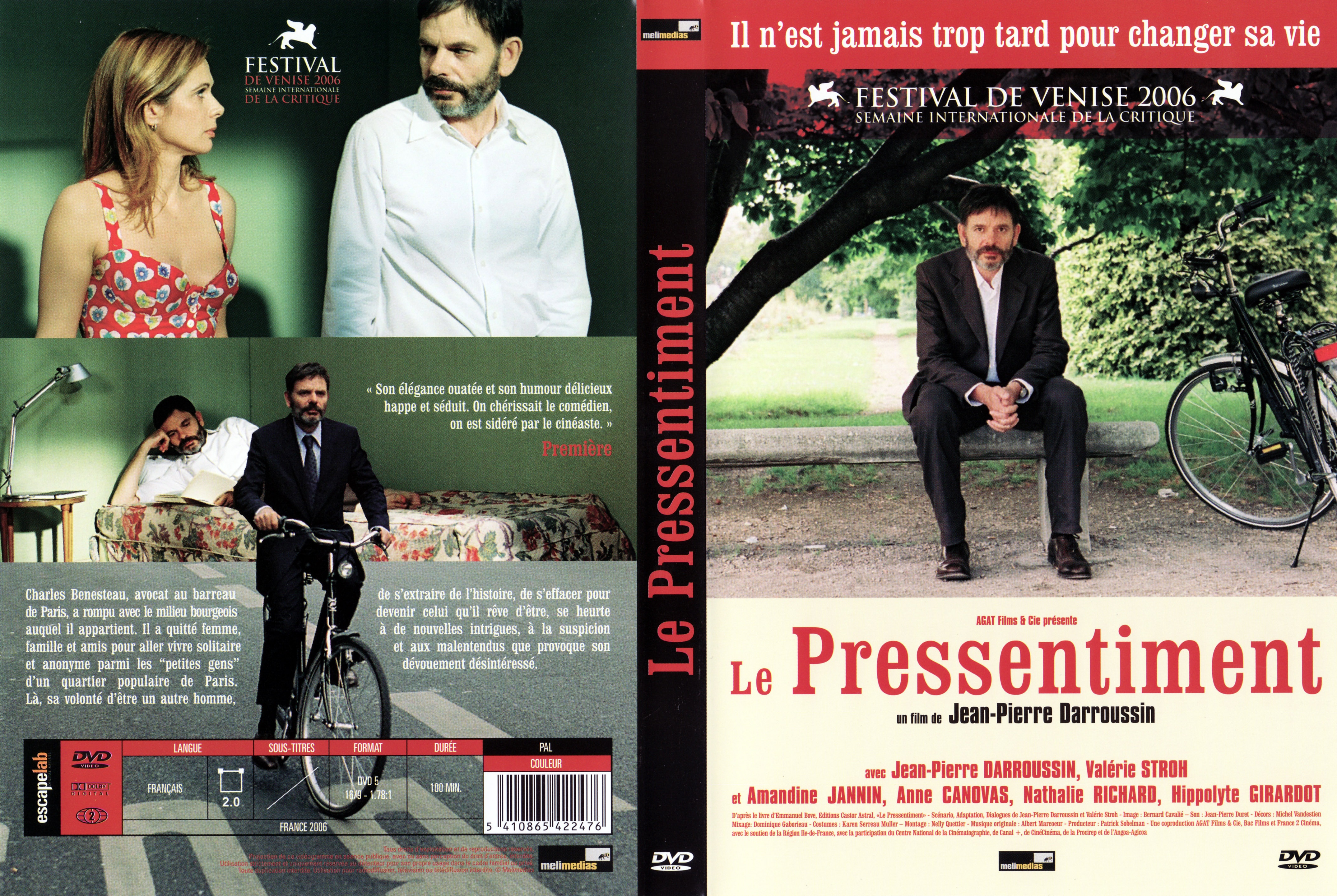 Jaquette DVD Le pressentiment v2