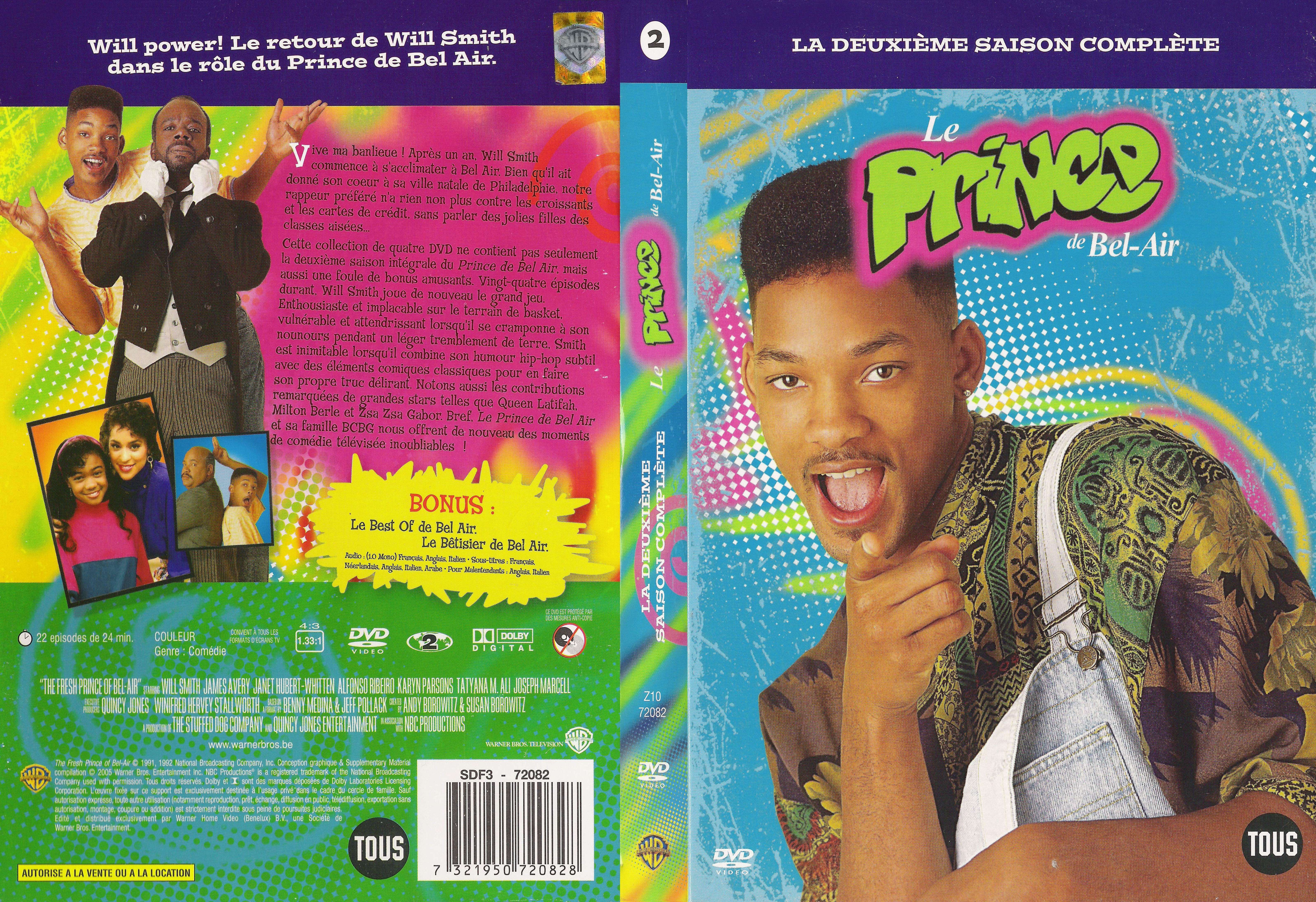 Jaquette DVD Le prince de Bel Air Saison 2 COFFRET