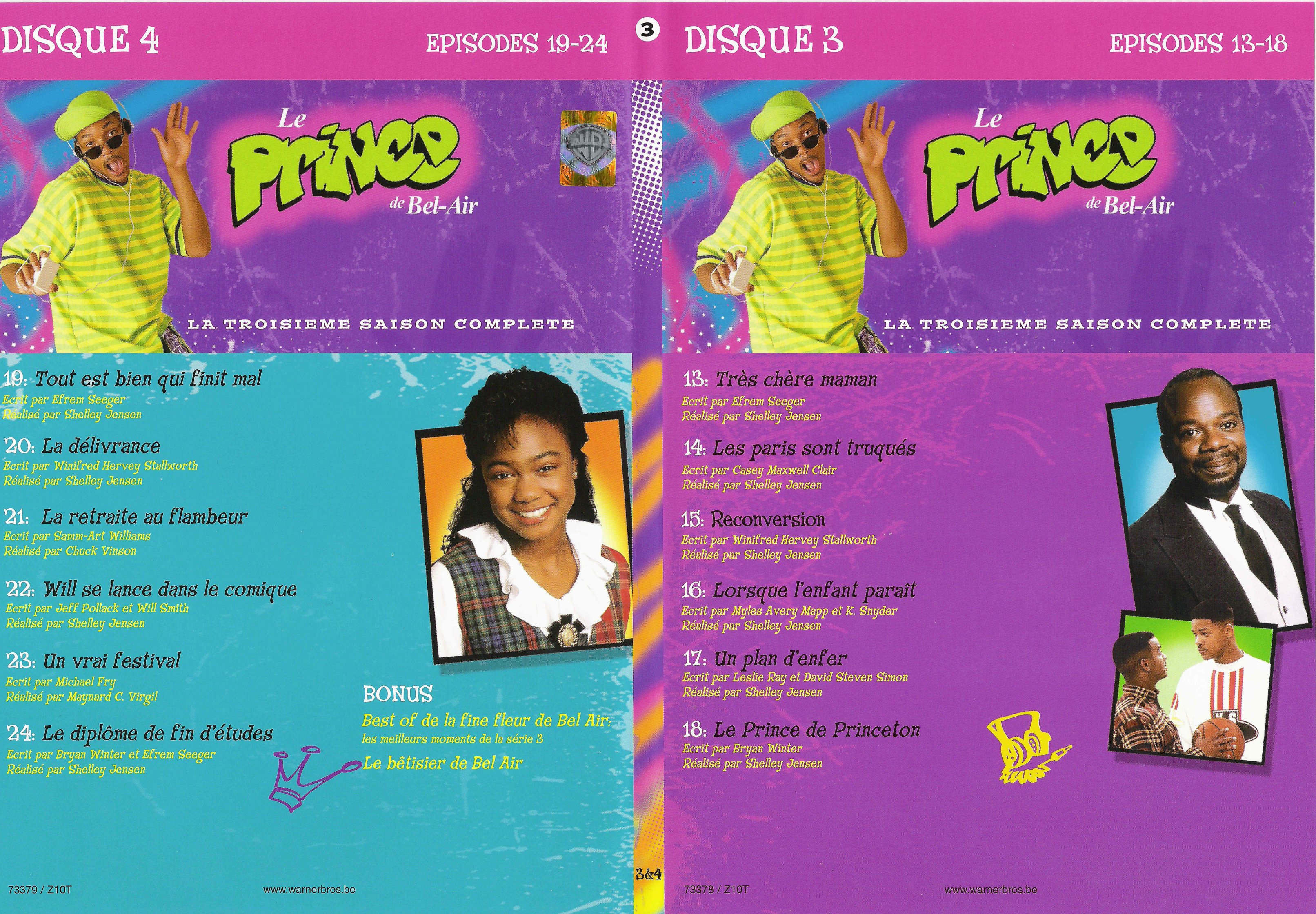 Jaquette DVD Le prince de Bel Air saison 3 vol 2