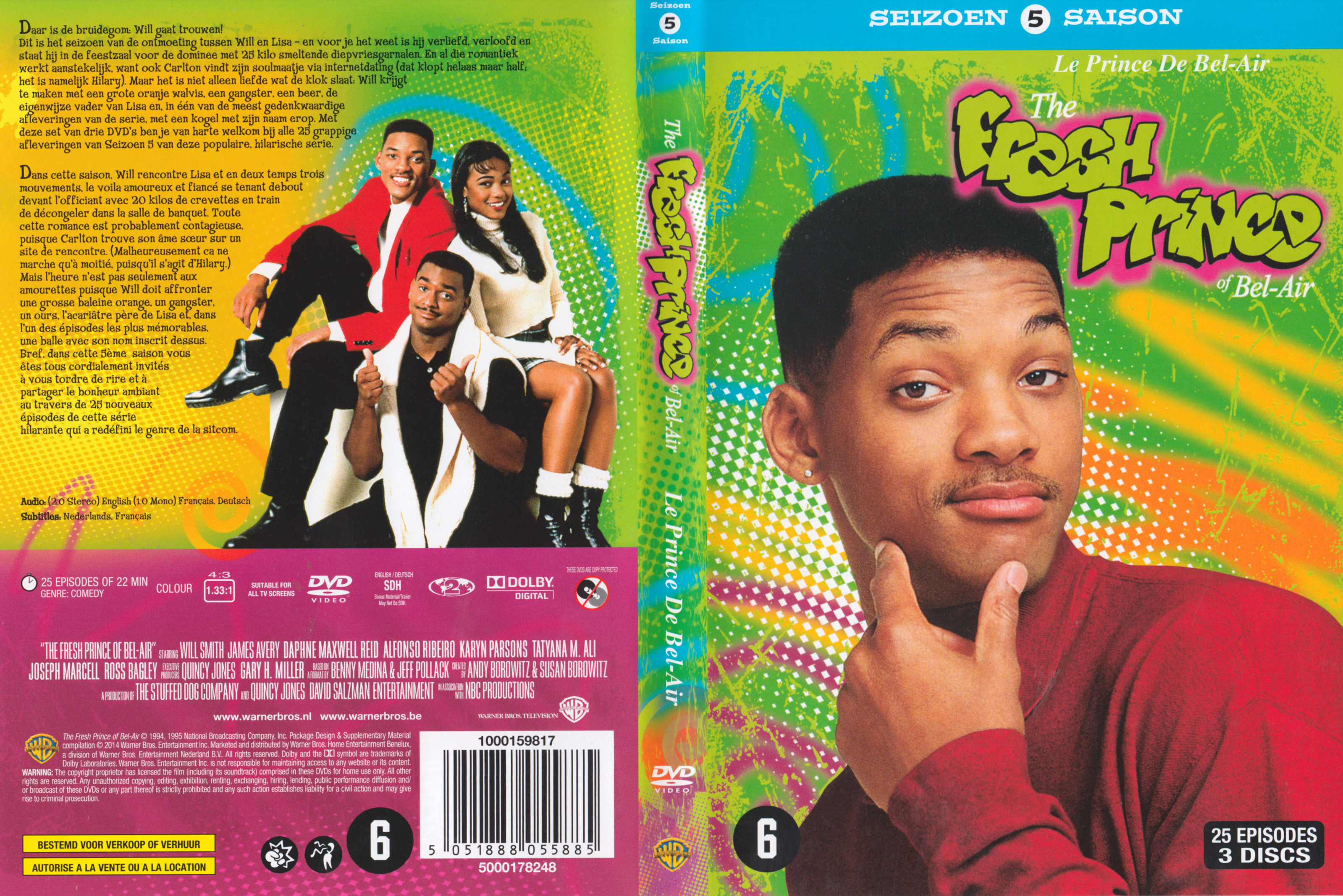 Jaquette DVD Le prince de Bel Air saison 5