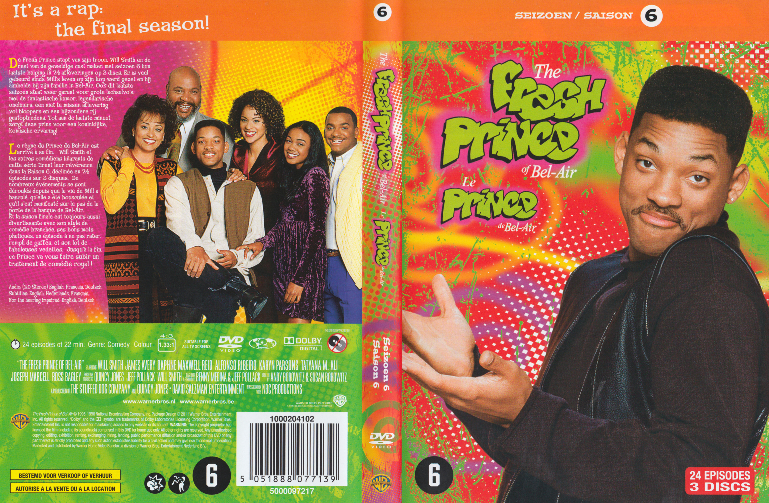 Jaquette DVD Le prince de Bel Air saison 6