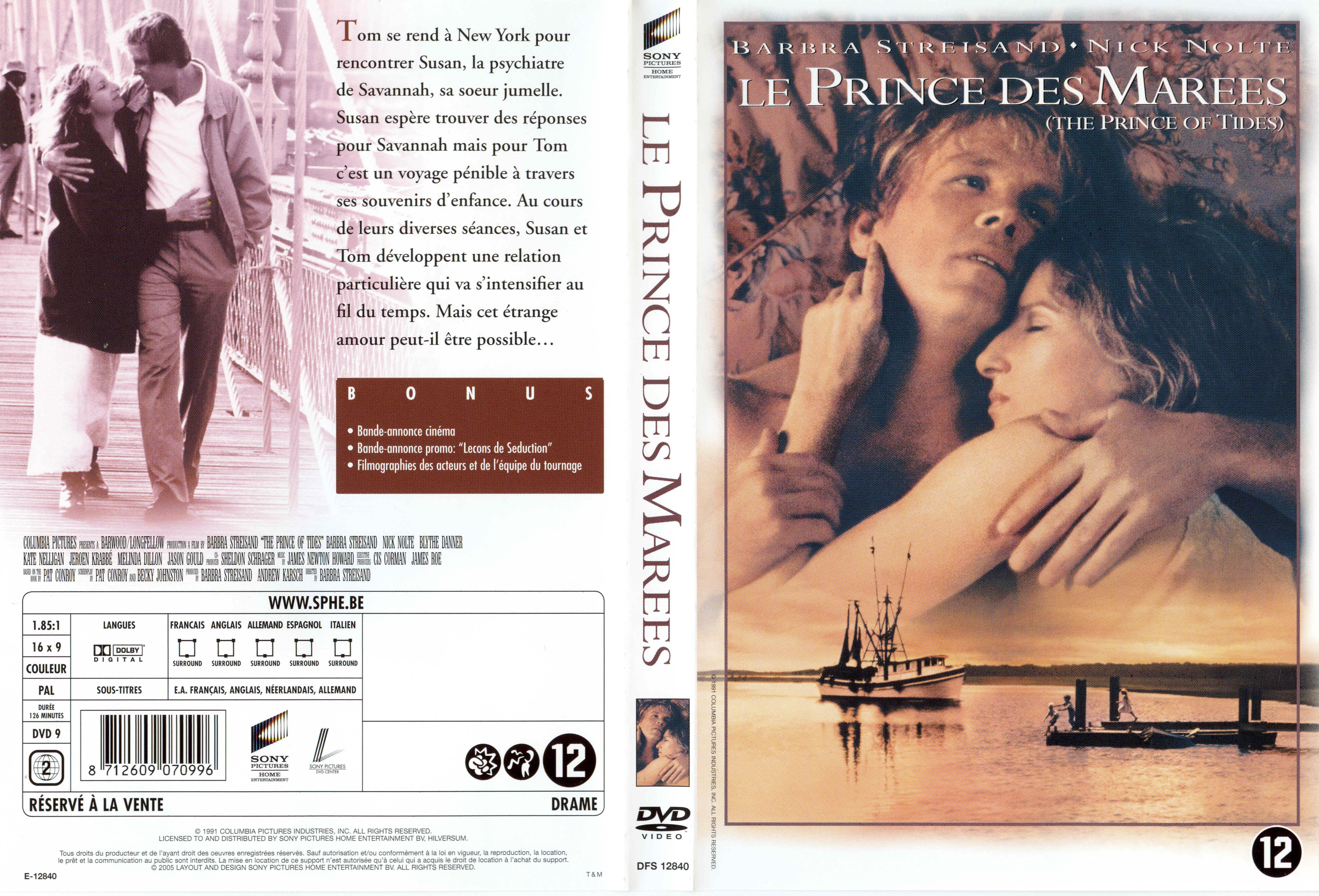 Jaquette DVD Le prince des mares v3