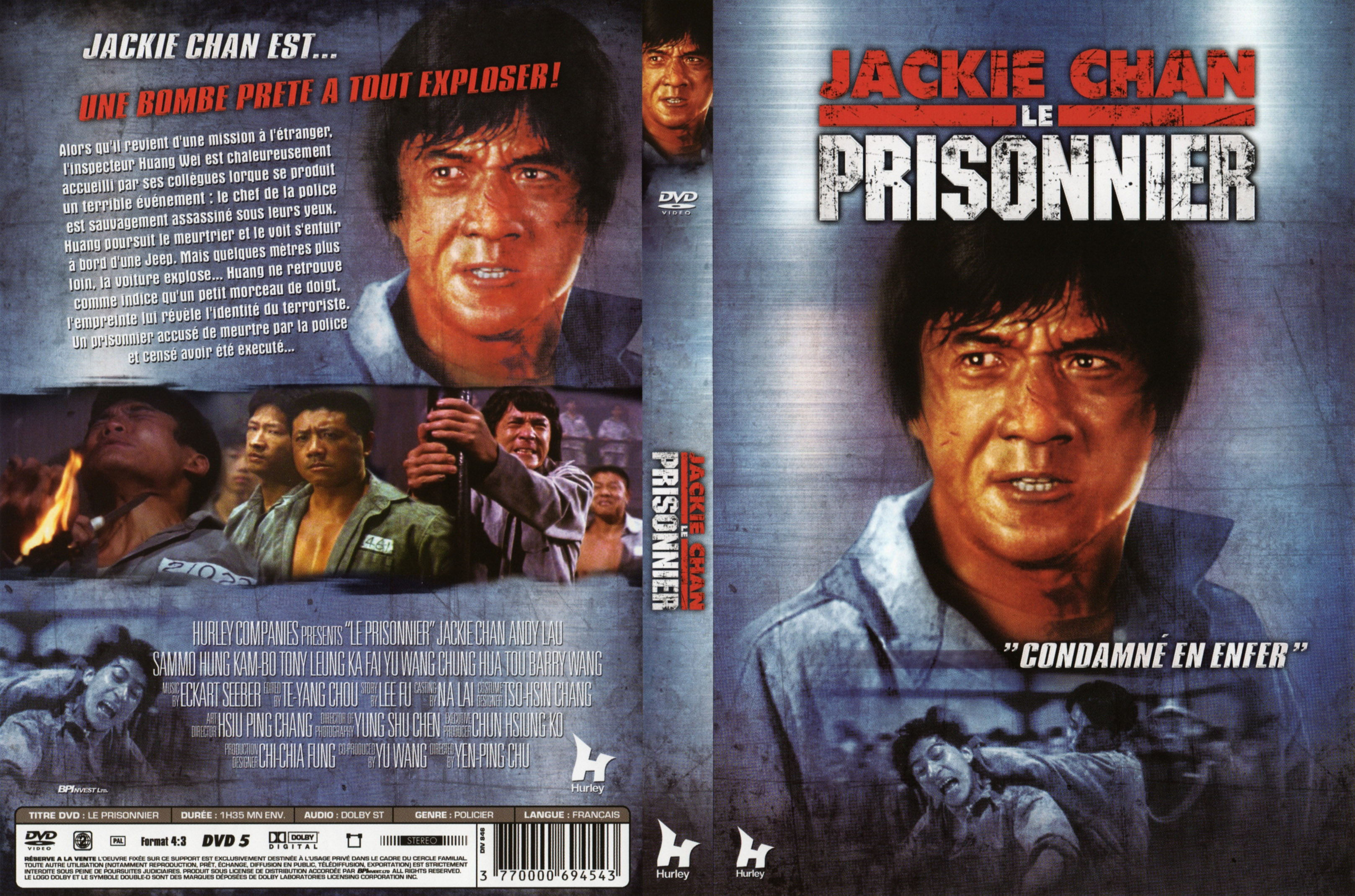 Jaquette DVD Le prisonnier