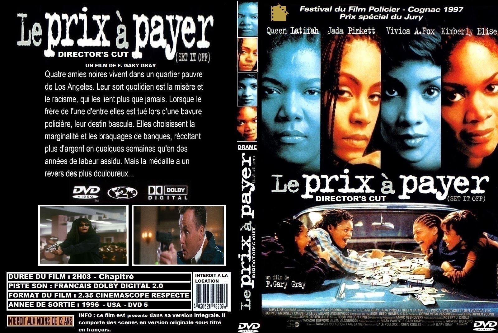 Jaquette DVD Le prix  payer (1997) custom