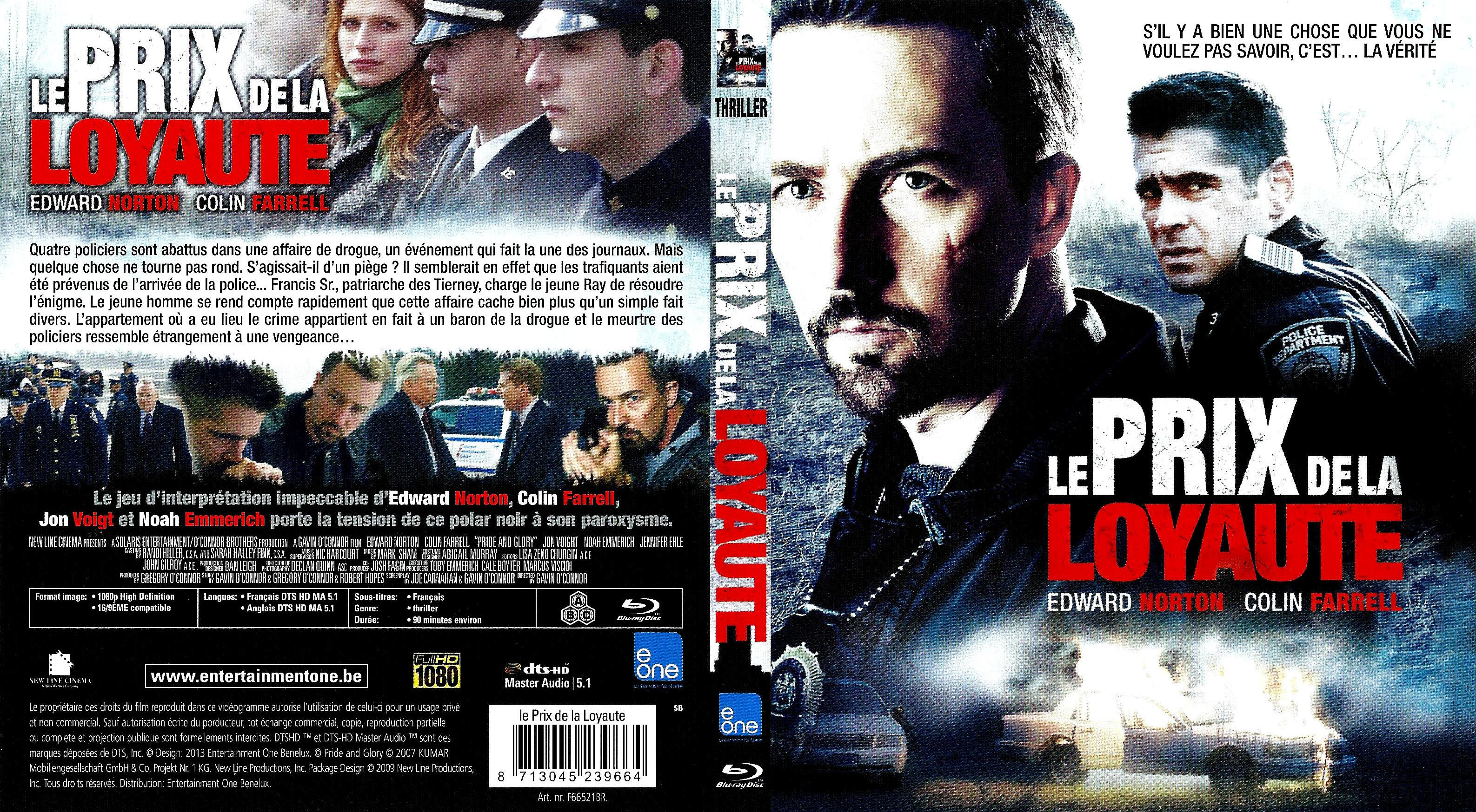 Jaquette DVD Le prix de la loyaut (BLU-RAY) v2
